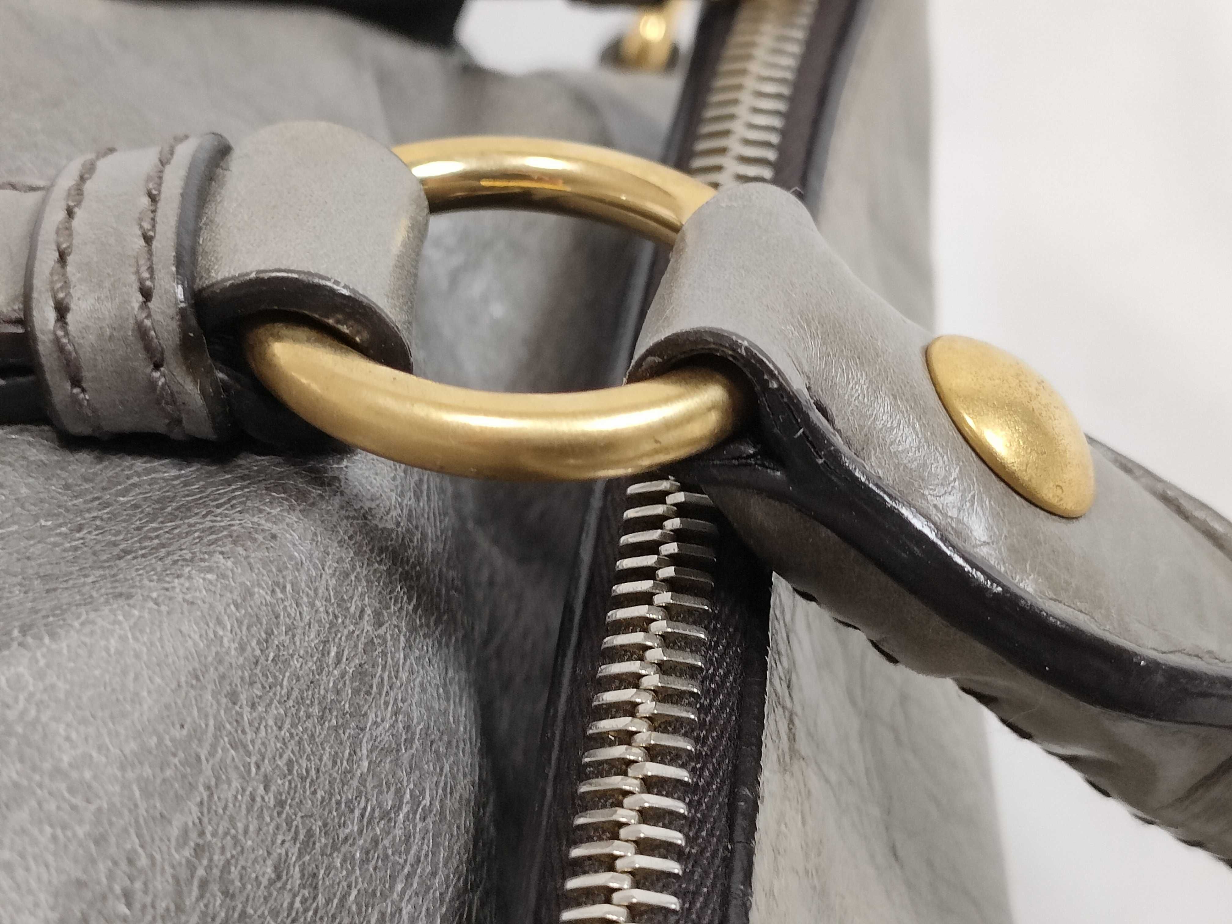 Side Ribbon 2-Way Bag, Khaki Handbag — view 5