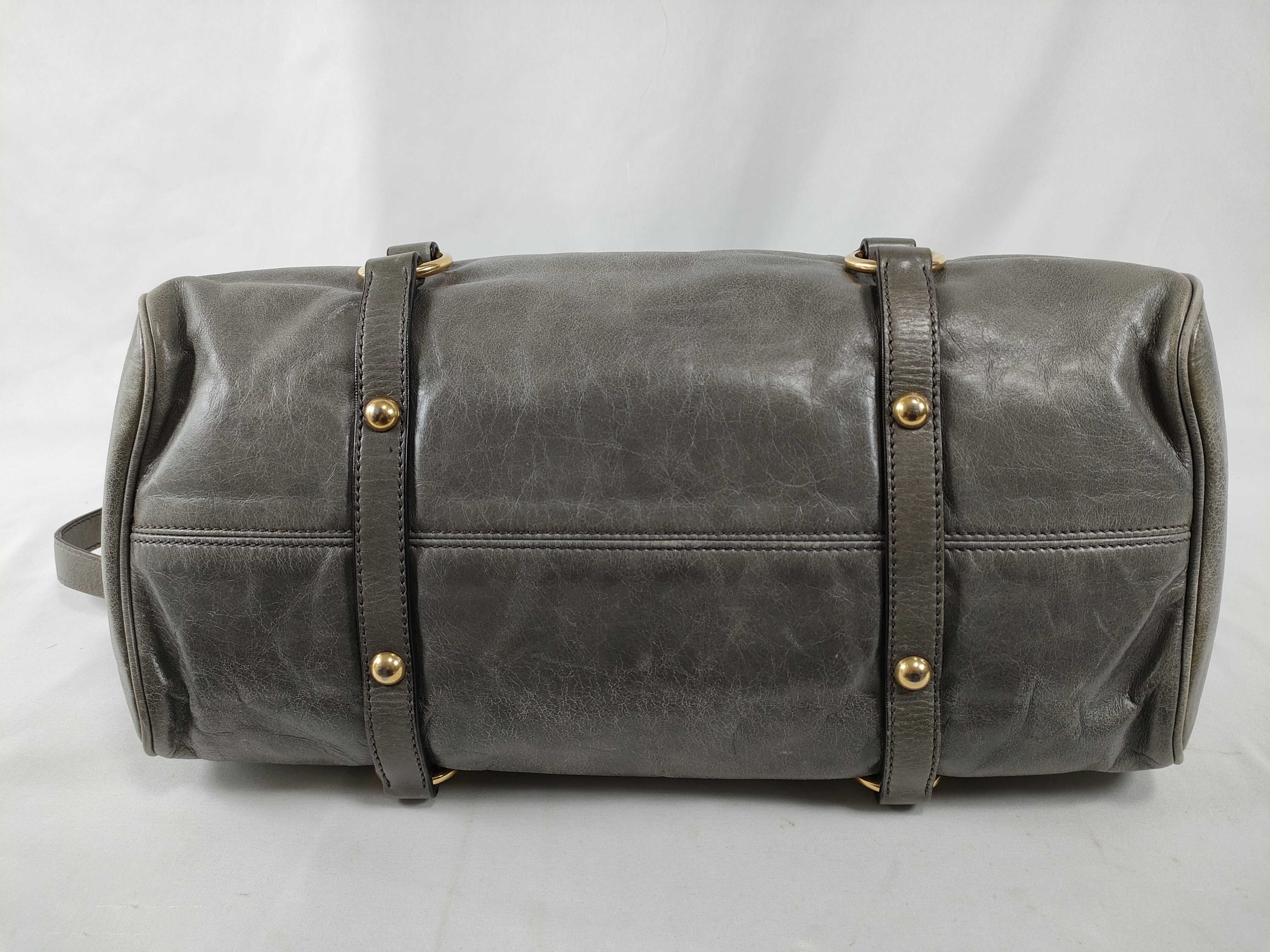Side Ribbon 2-Way Bag, Khaki Handbag — view 9