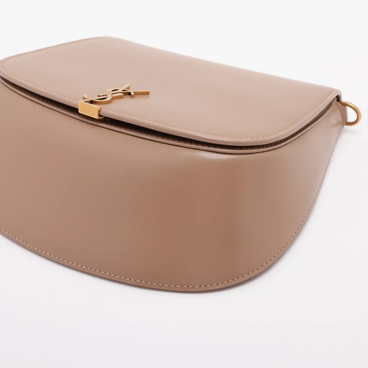 Voltaire Mini Leather Shoulder Bag, Beige, 800846 — view 3