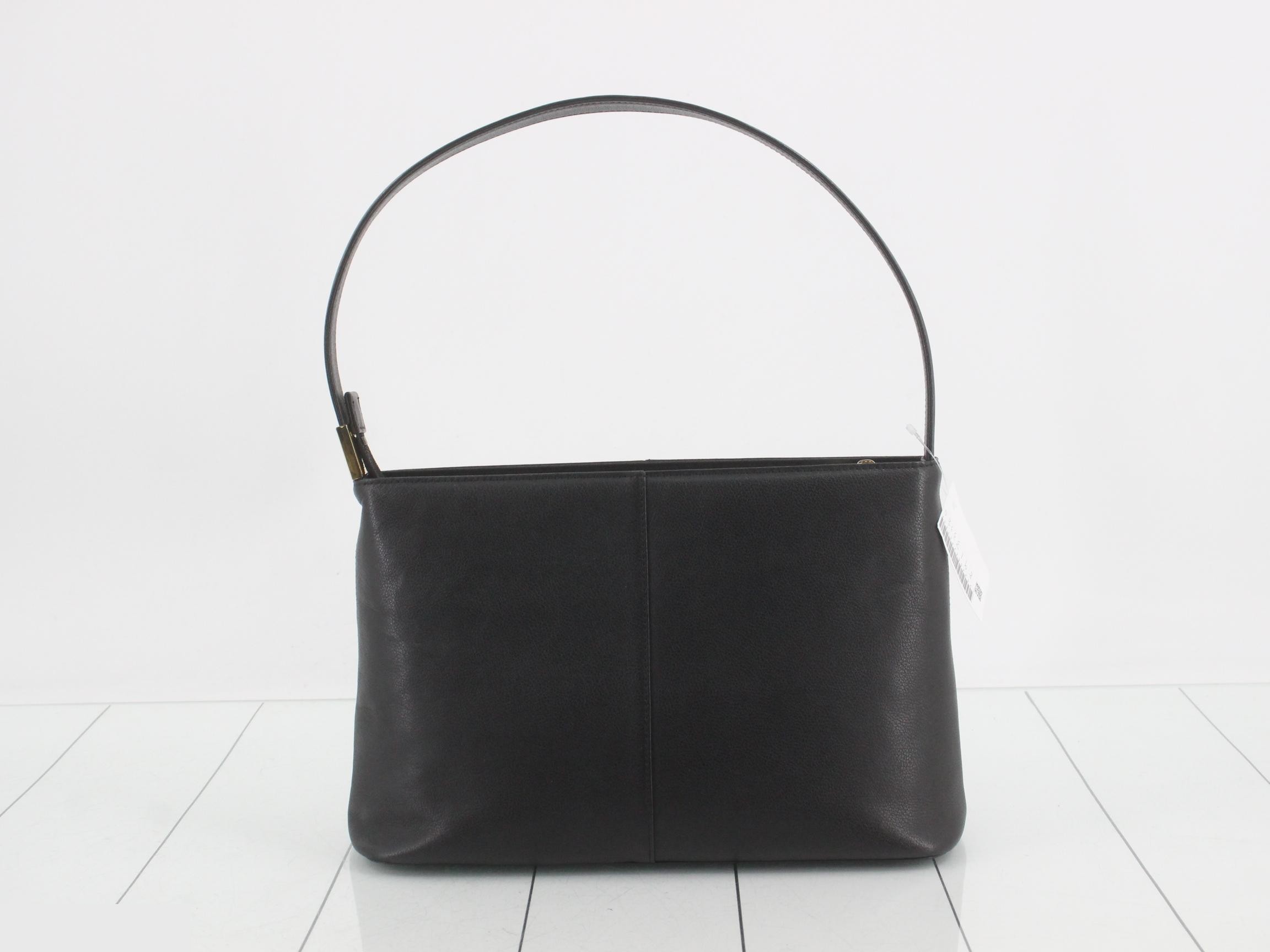 One-shoulder bag, black leather — view 2