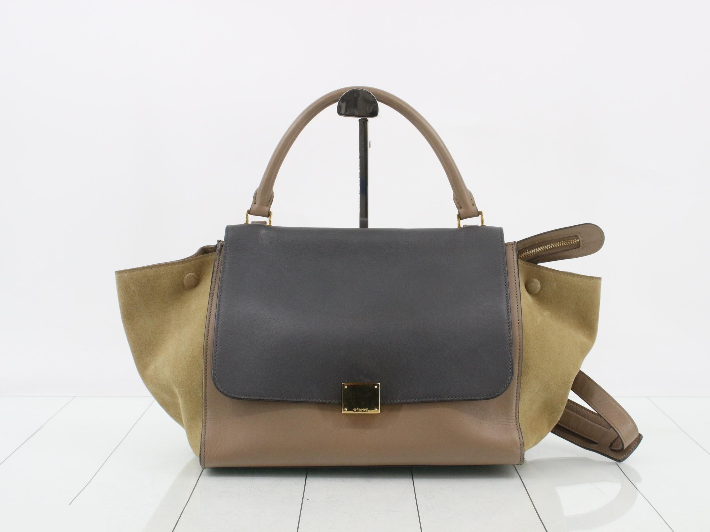 Trapeze Tricolor 2-Way Shoulder/Handbag