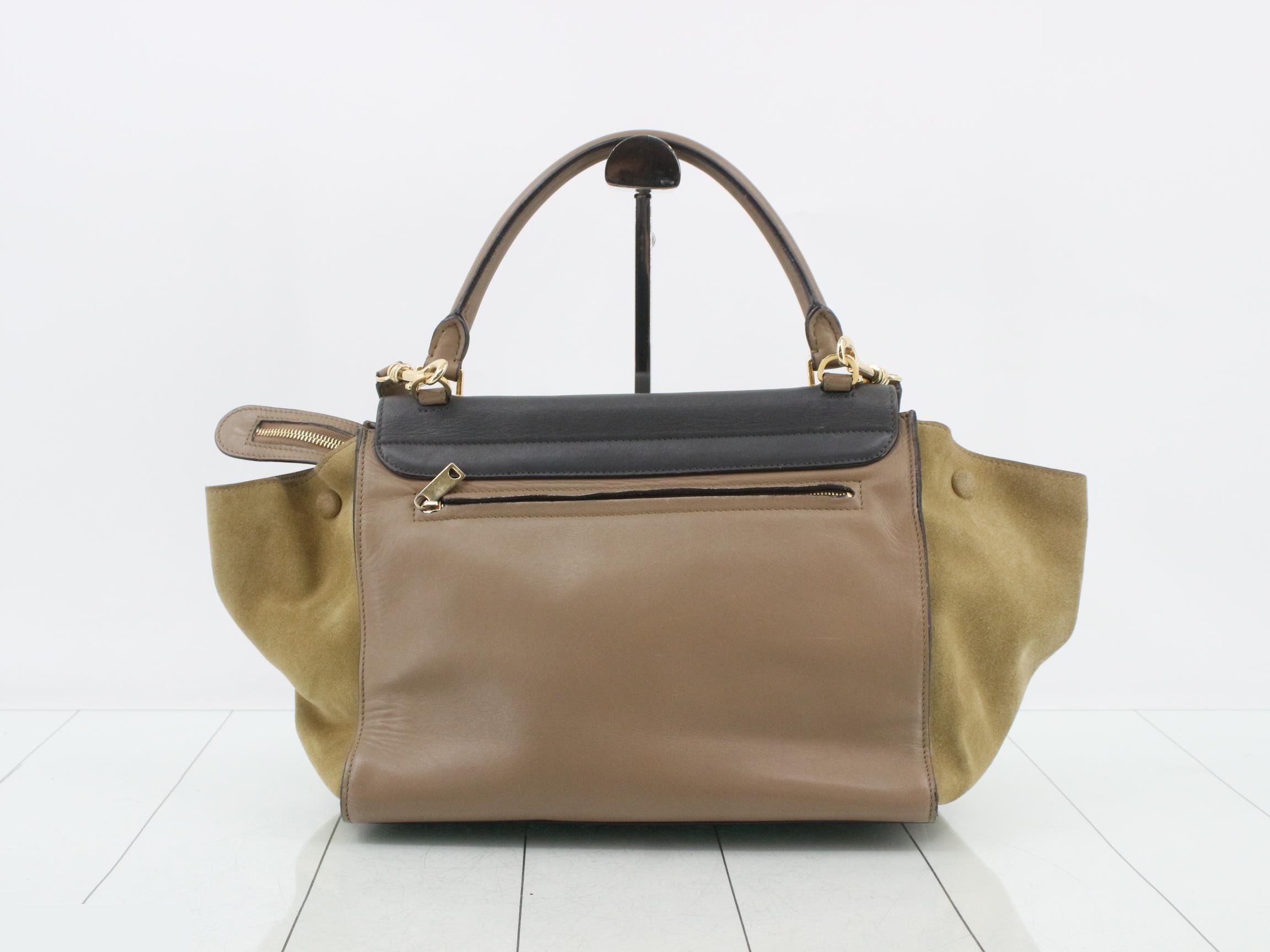 Trapeze Tricolor 2-Way Shoulder/Handbag — view 2