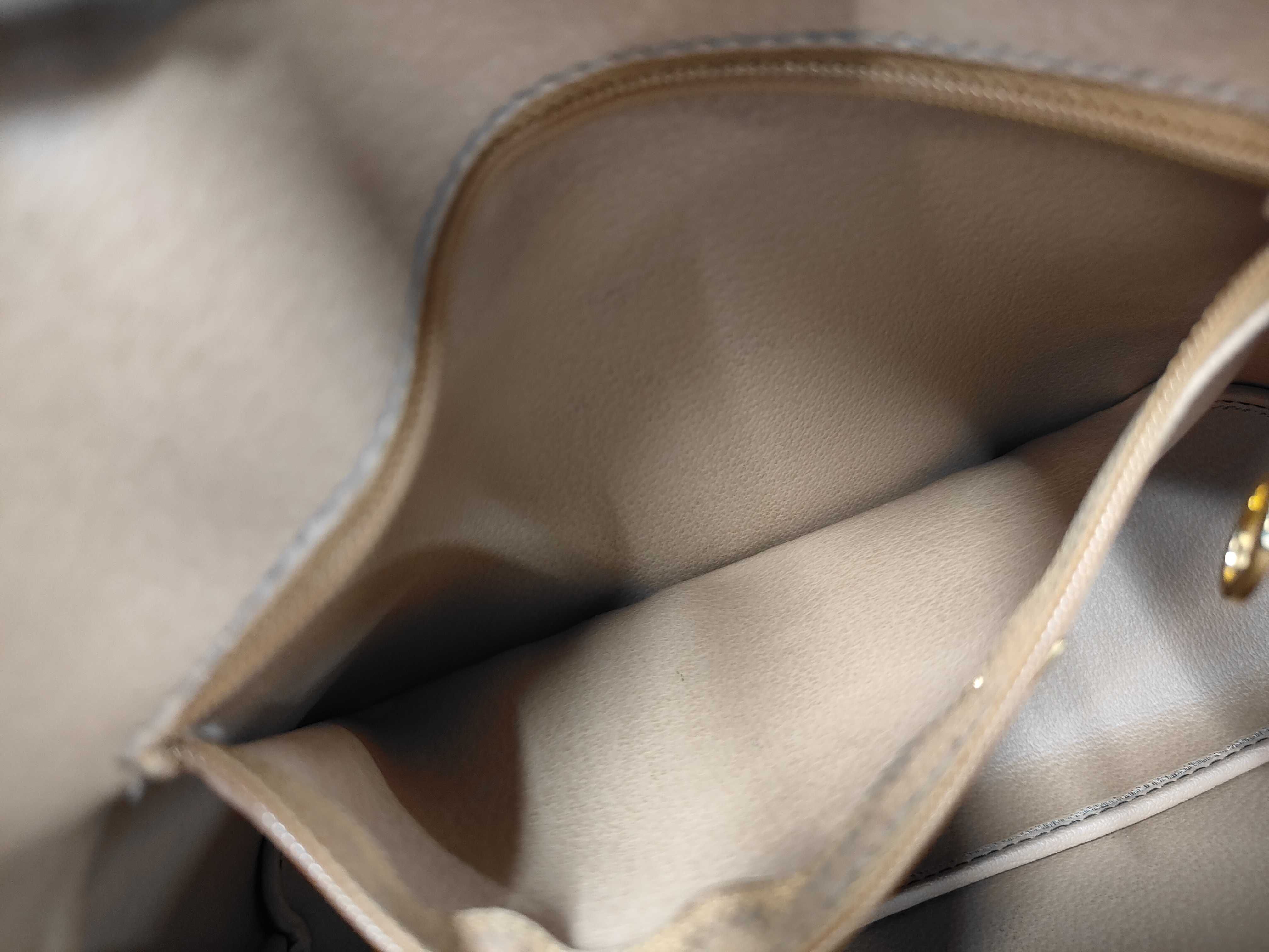 Vintage Leather Tote Bag — view 11