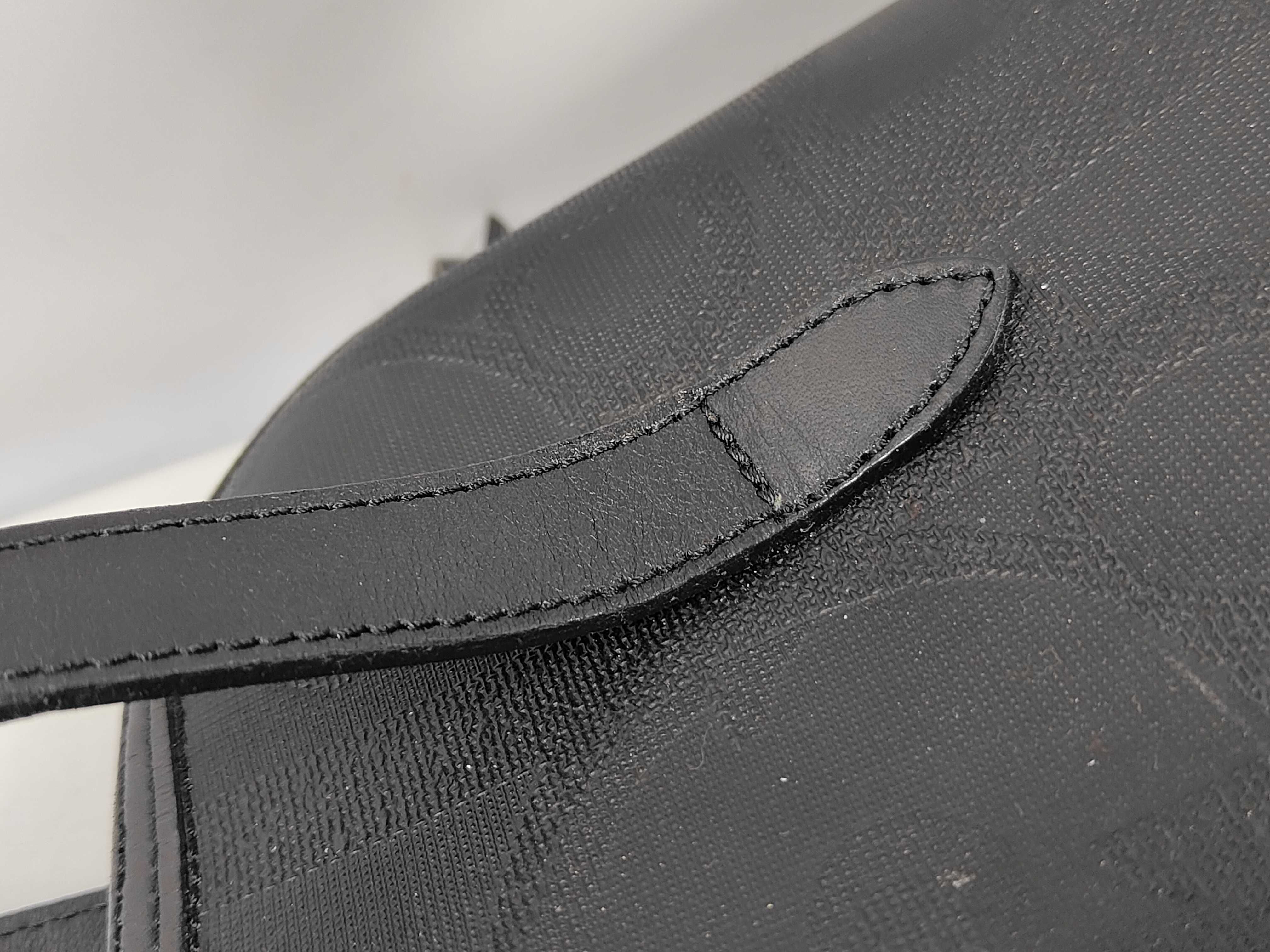 Vintage Leather Tote Bag — view 6