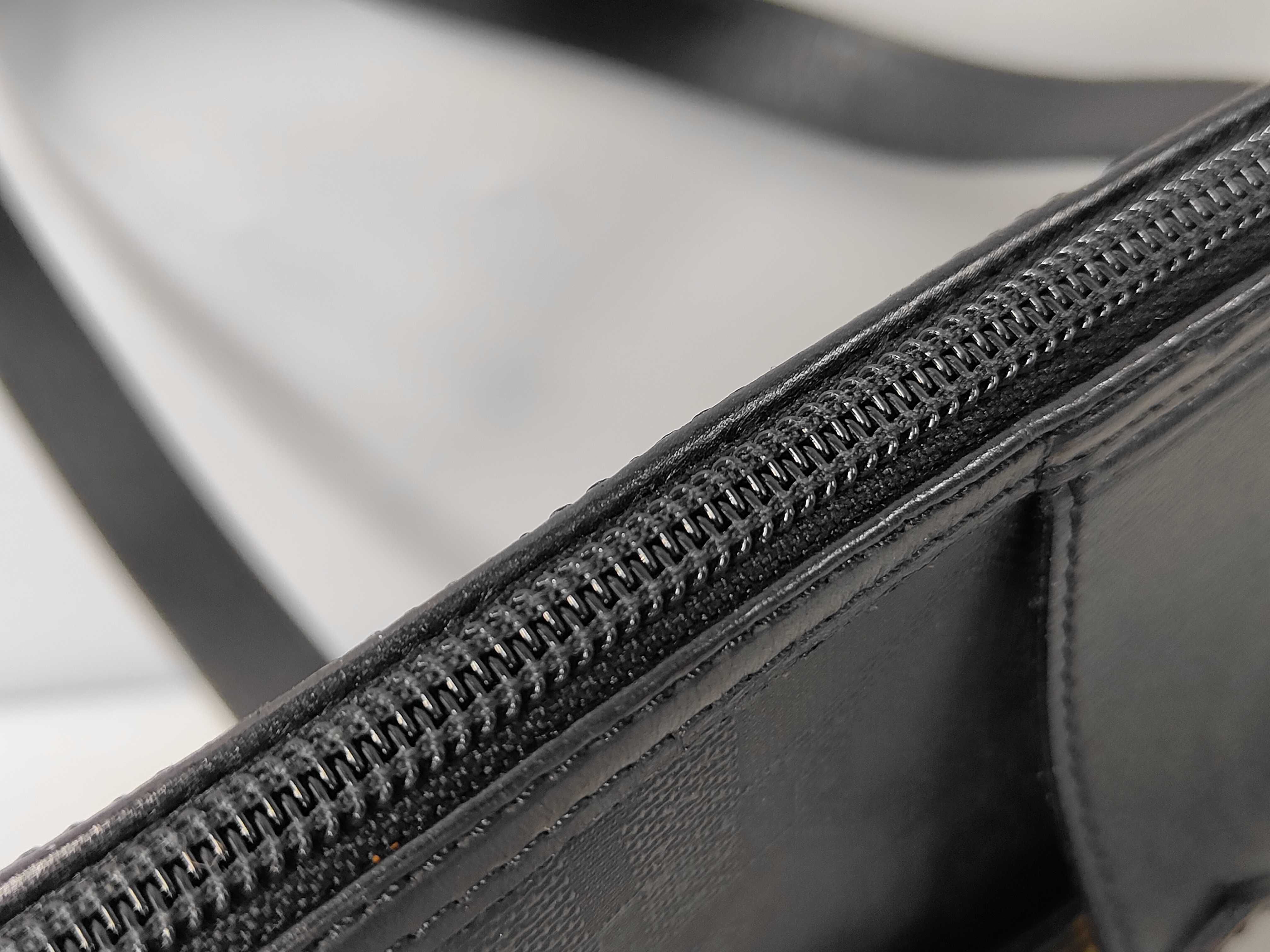 Vintage Leather Tote Bag — view 8