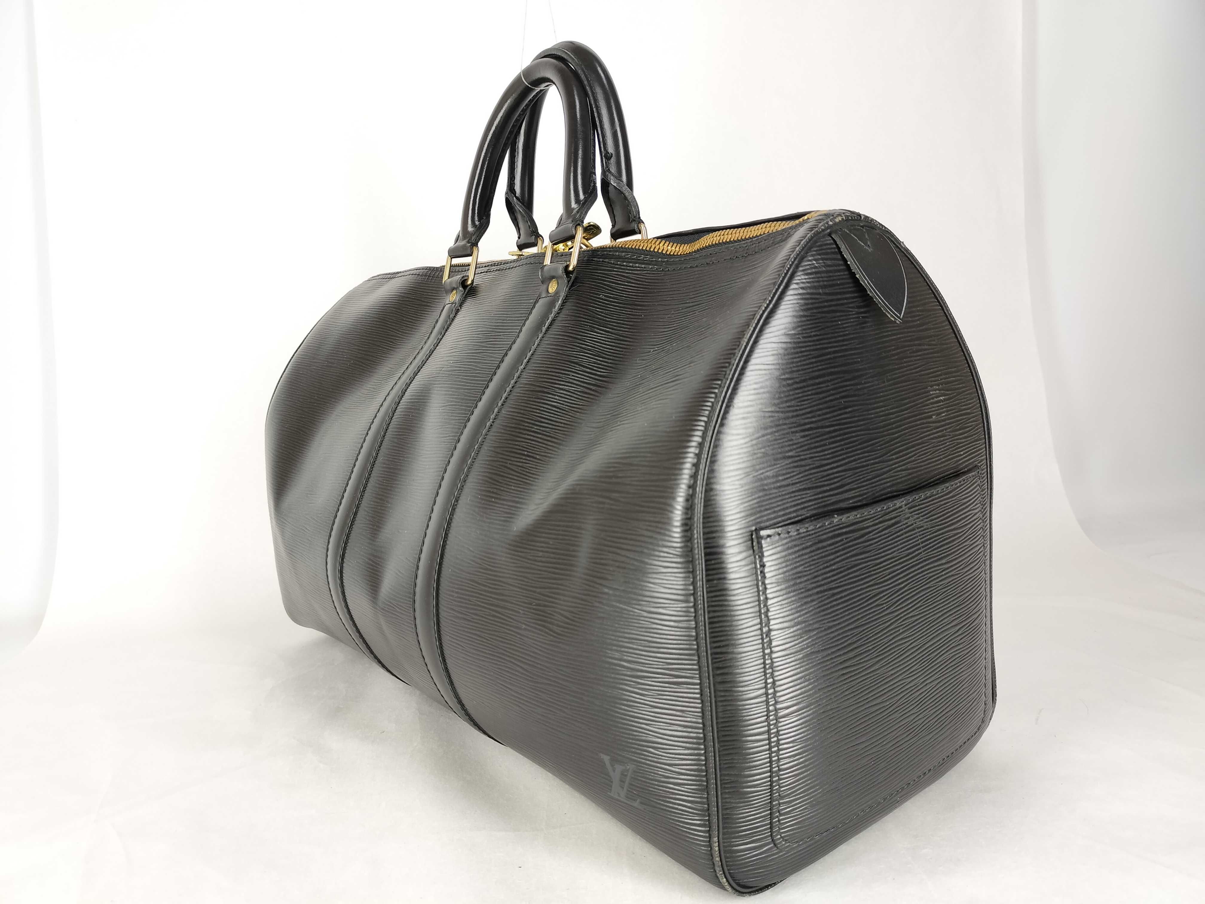 Epi Keepall 45 Noir VI1924 Boston Bag — view 2
