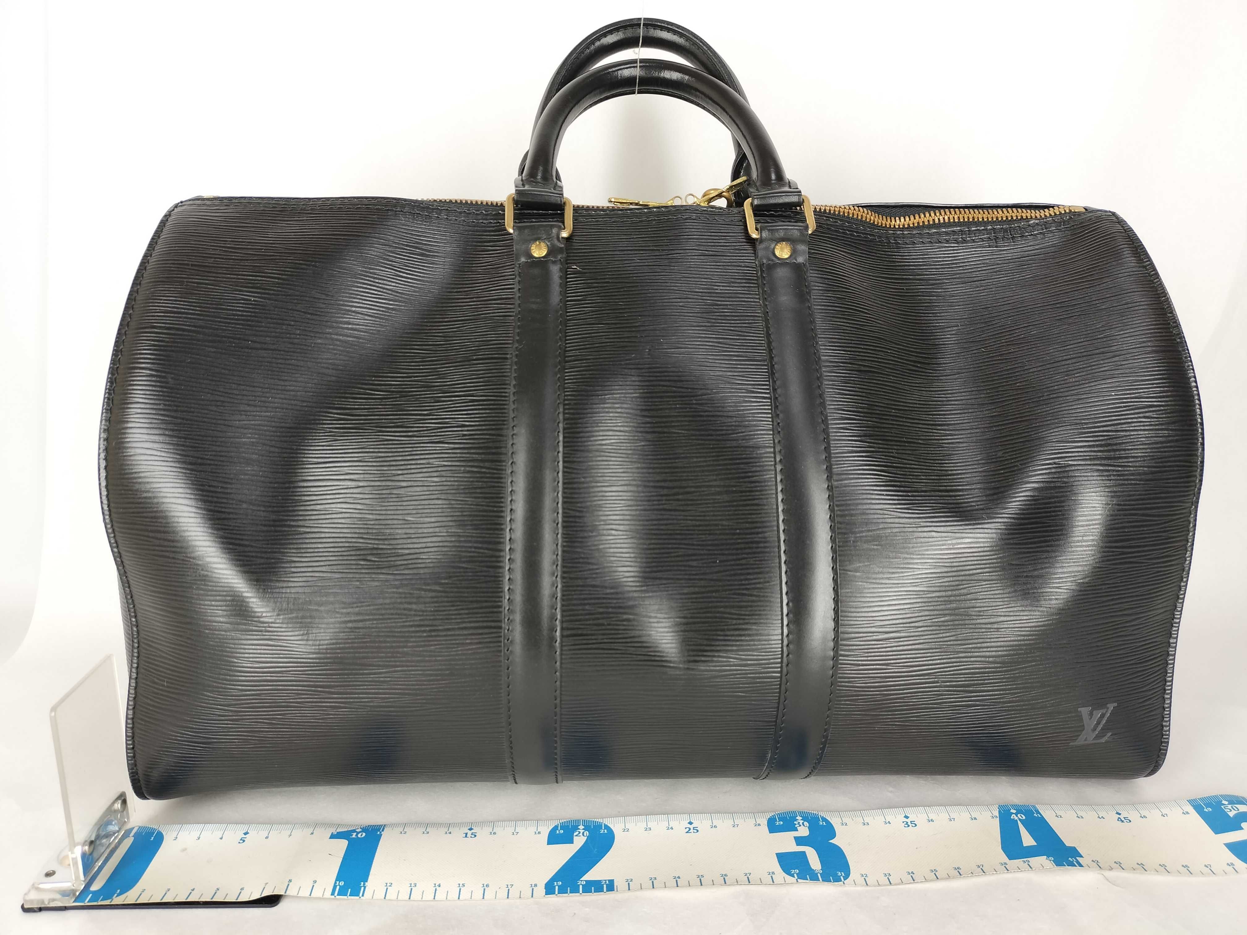 Epi Keepall 45 Noir VI1924 Boston Bag — view 3