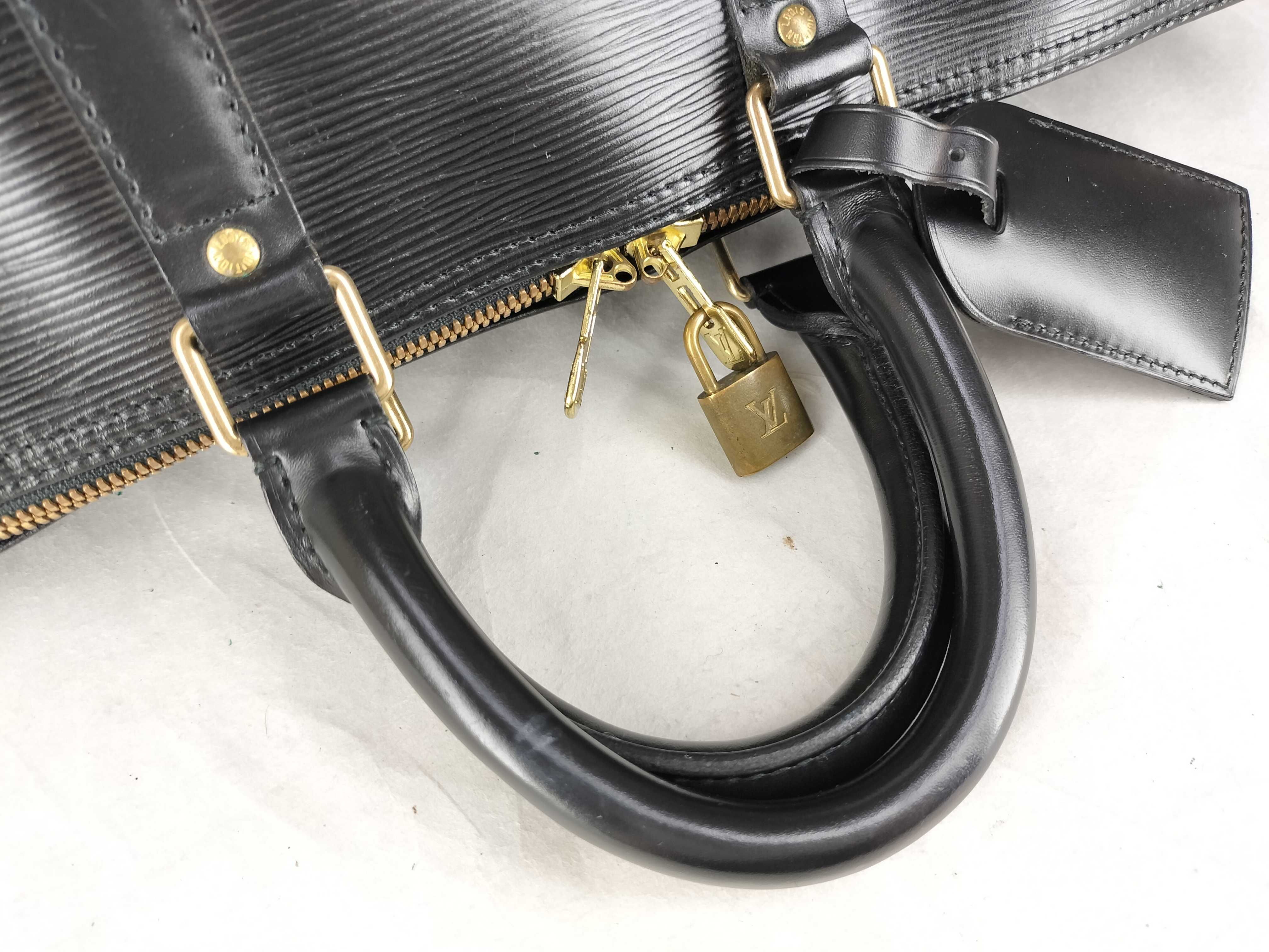 Epi Keepall 45 Noir VI1924 Boston Bag — view 4