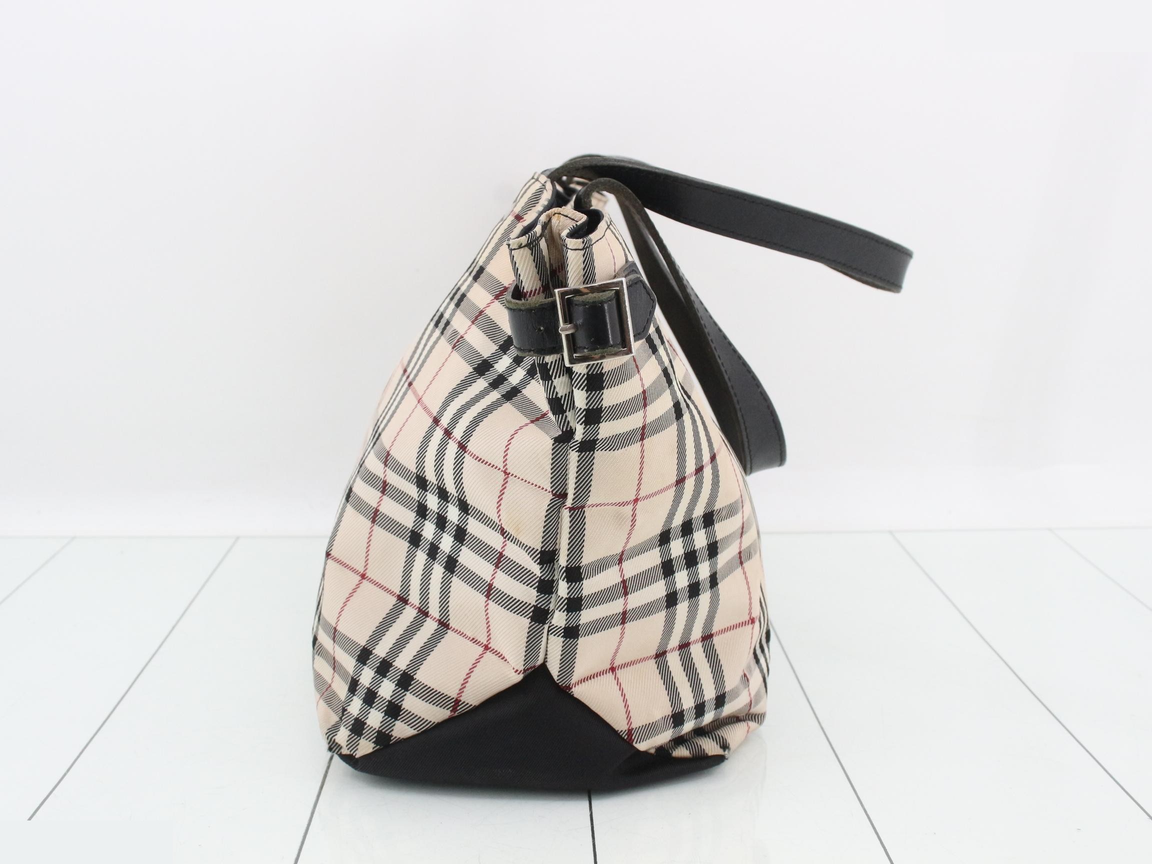 Blue Label Check Pattern Tote Bag — view 4