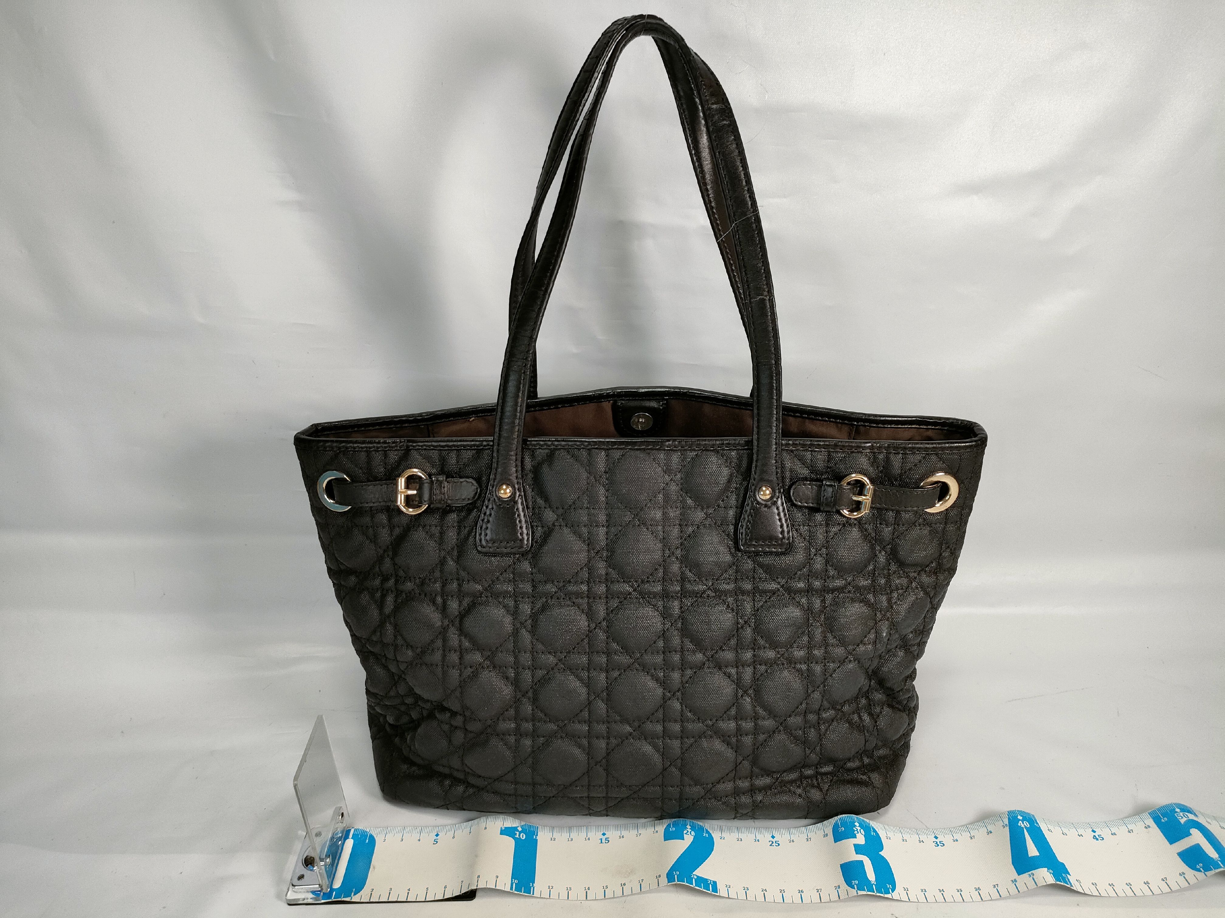 Panarea Cannage Tote Bag, Black — view 2