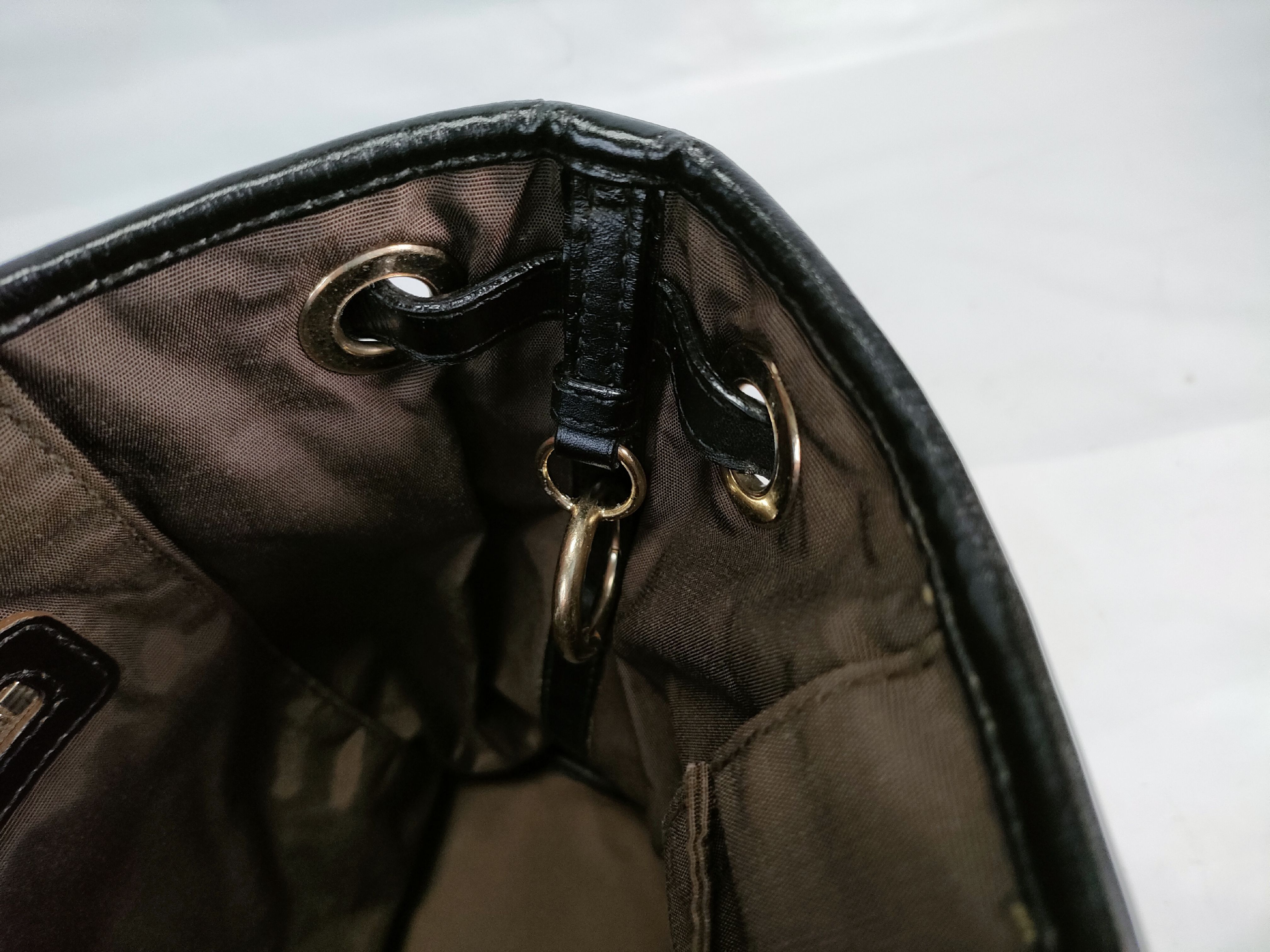 Panarea Cannage Tote Bag, Black — view 12