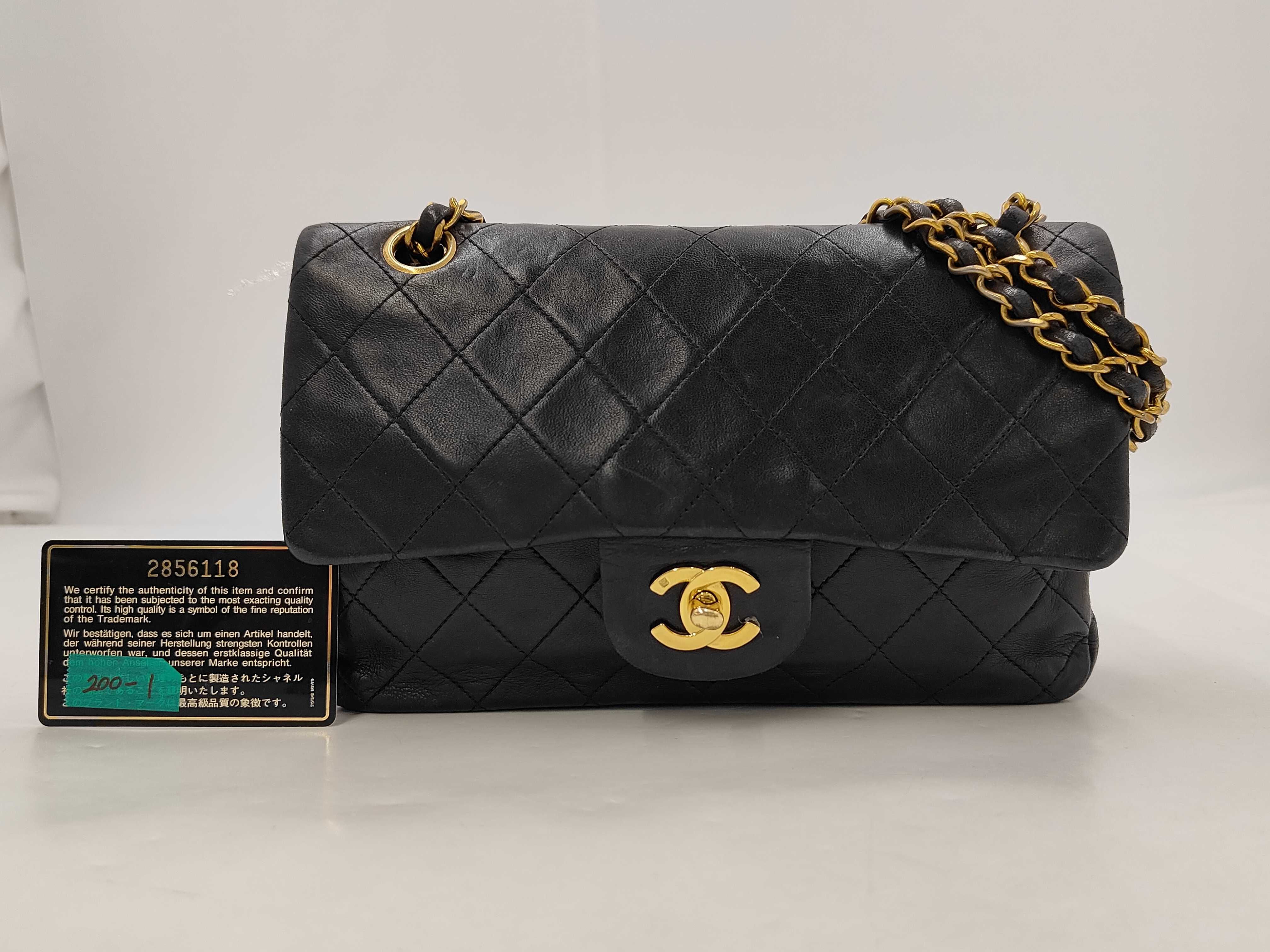 Lambskin Double Flap Shoulder Bag (Series 2)