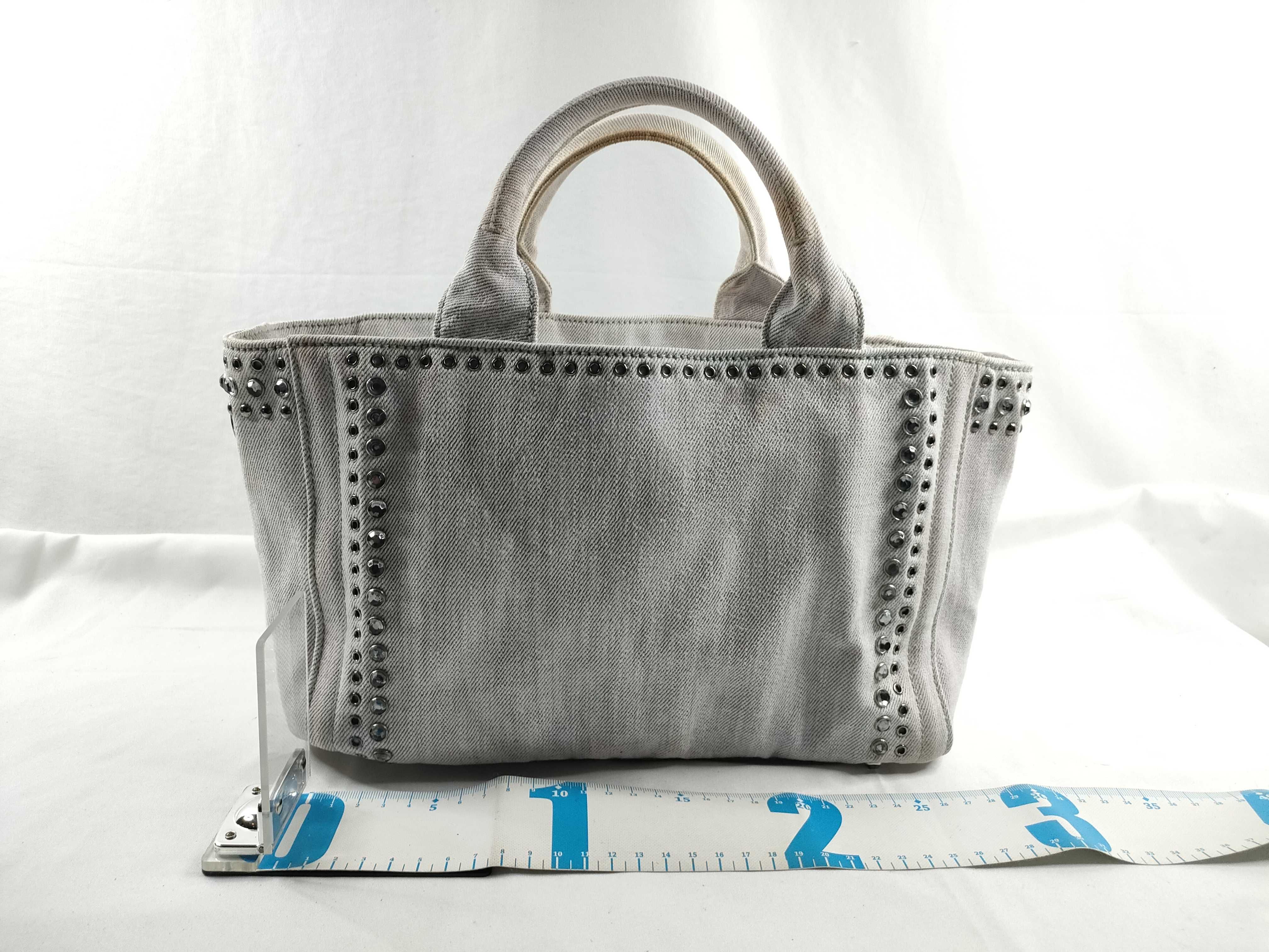 Canapa Canvas Rhinestone Tote Bag Handbag Tote Bag — view 2