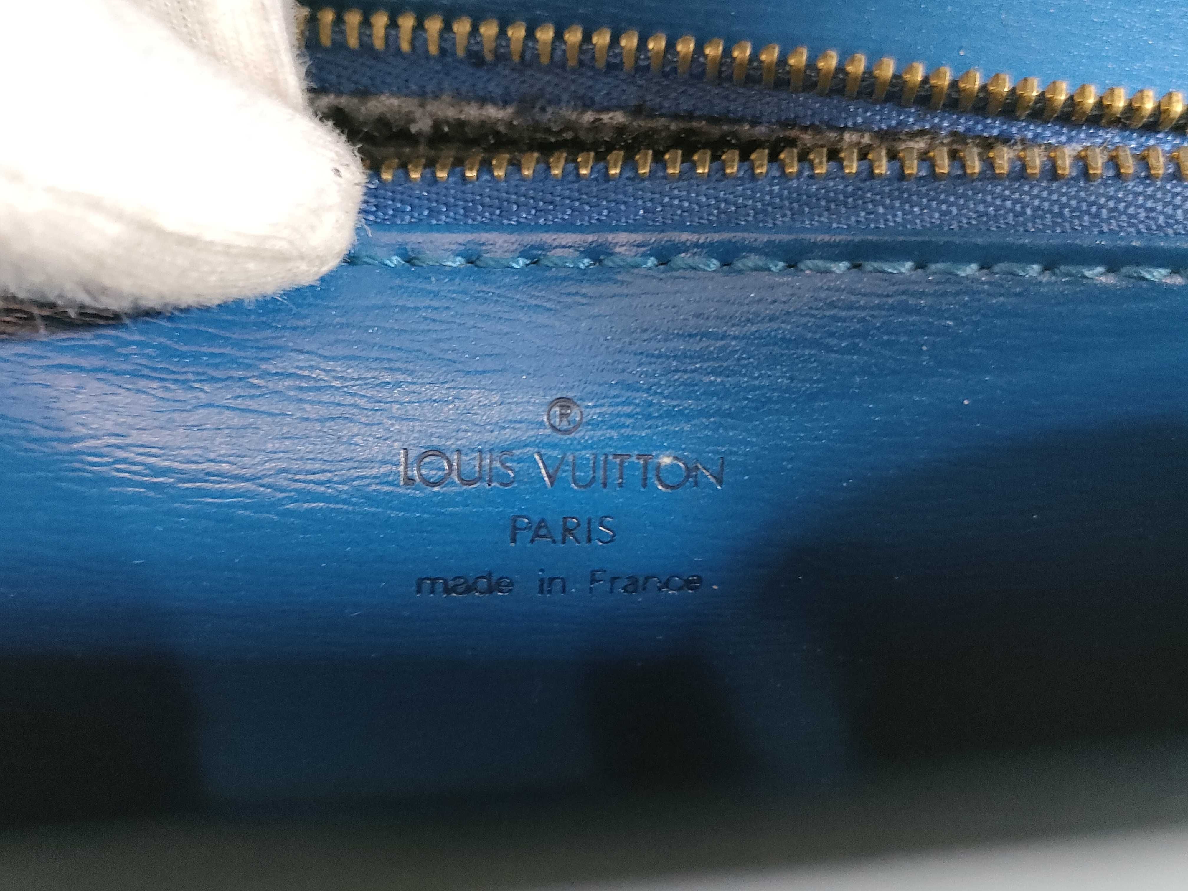 Epi Malzerbes Blue Handbag — view 13