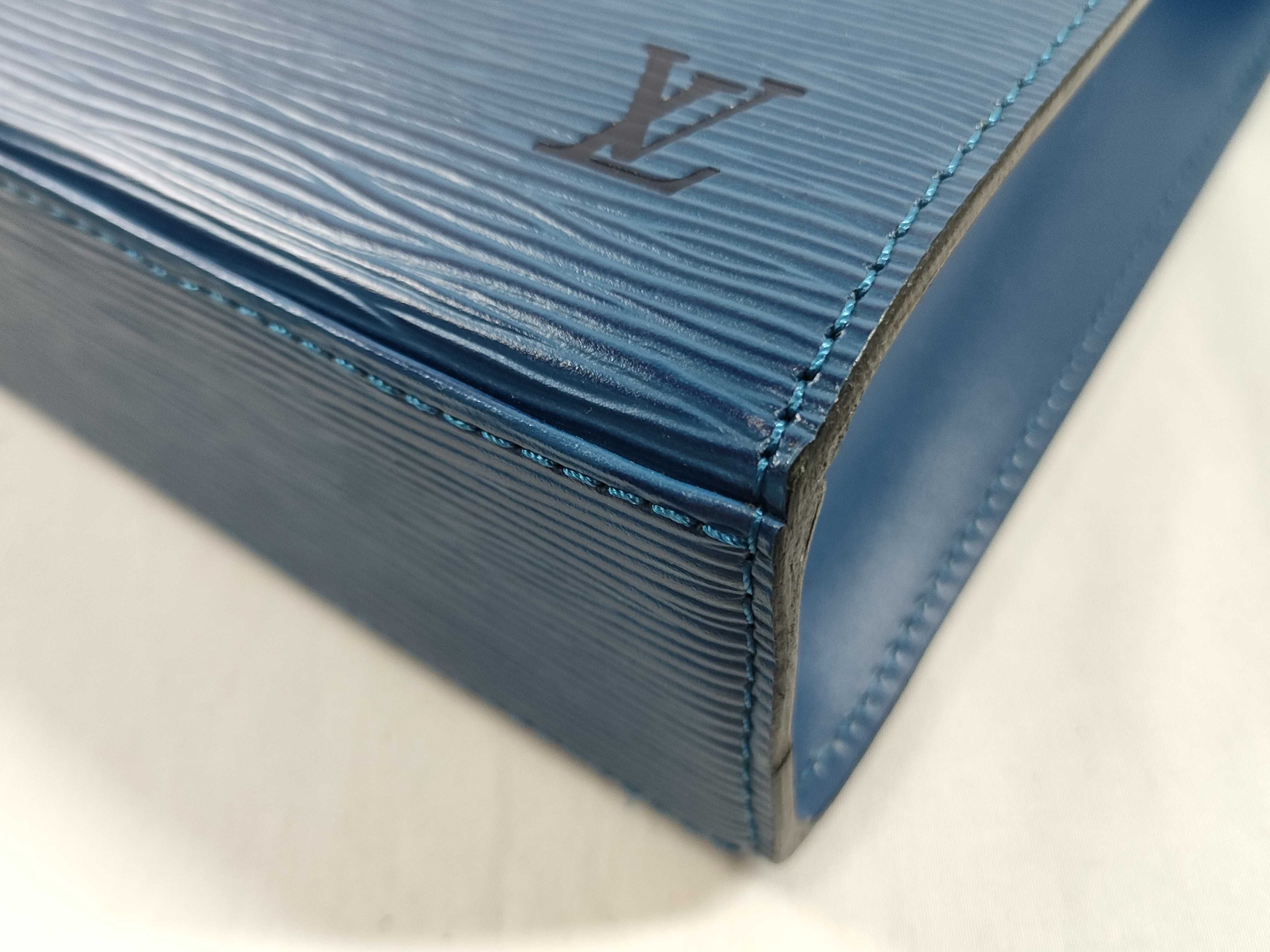 Epi Malzerbes Blue Handbag — view 6