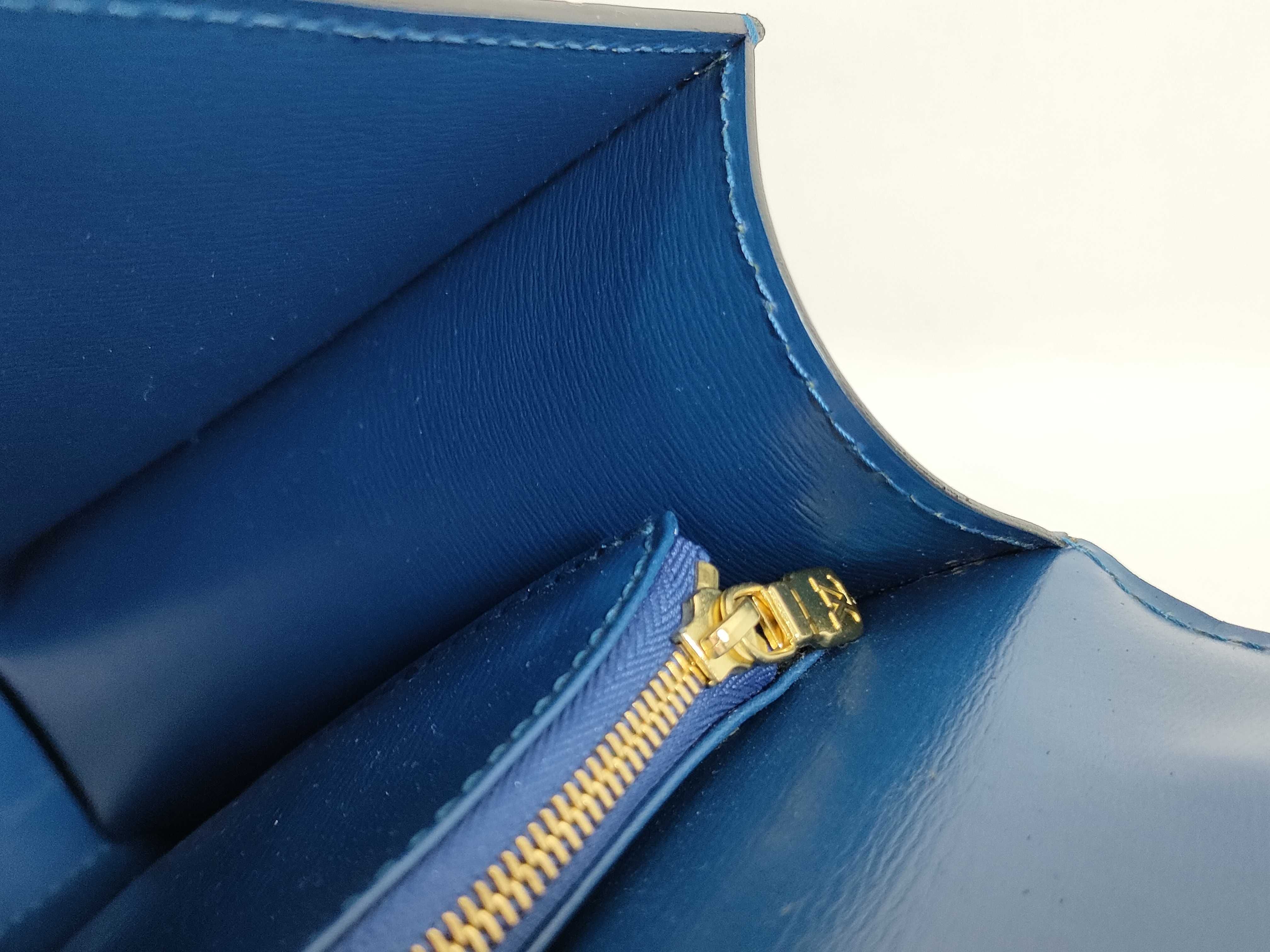 Epi Malzerbes Blue Handbag — view 9