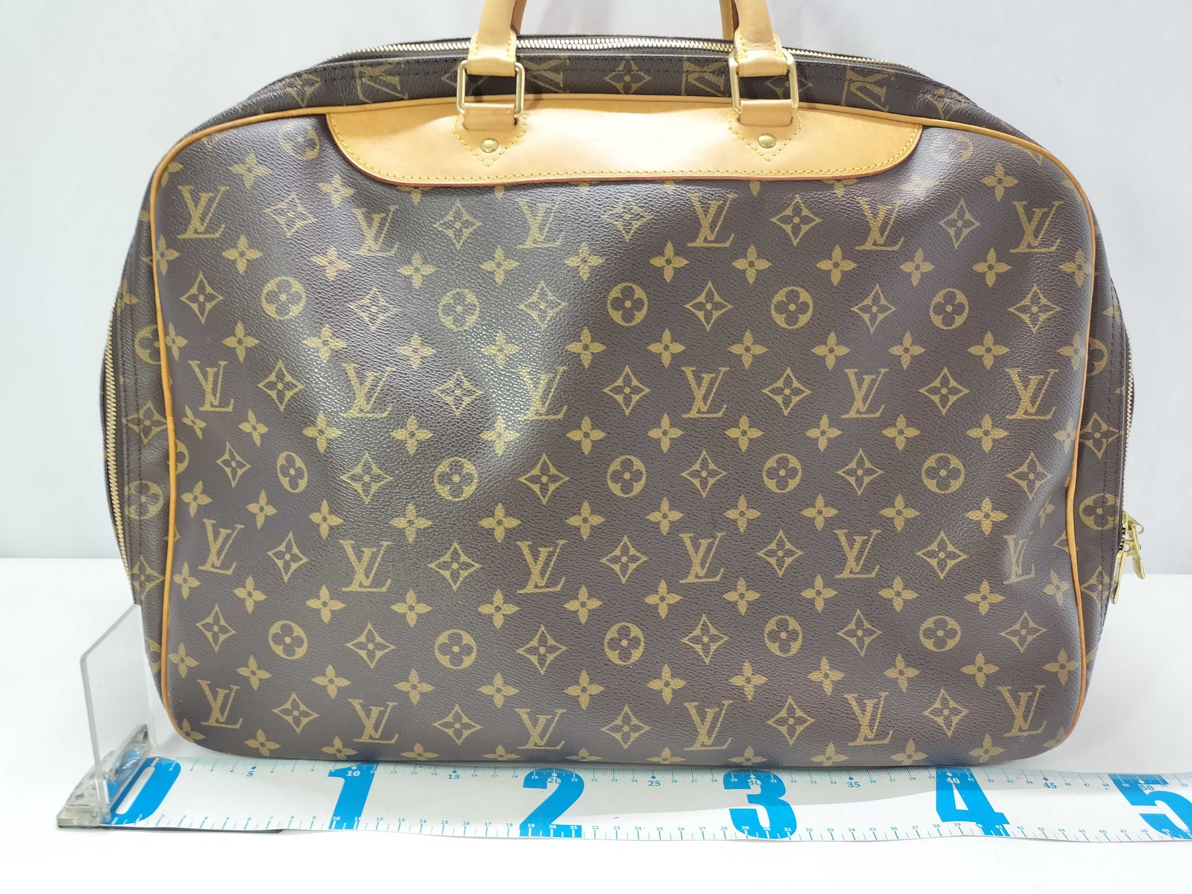 Monogram Louis Vuitton Monogram Alizé 24H M41399 VI1929 Brown Boston Bag — view 2
