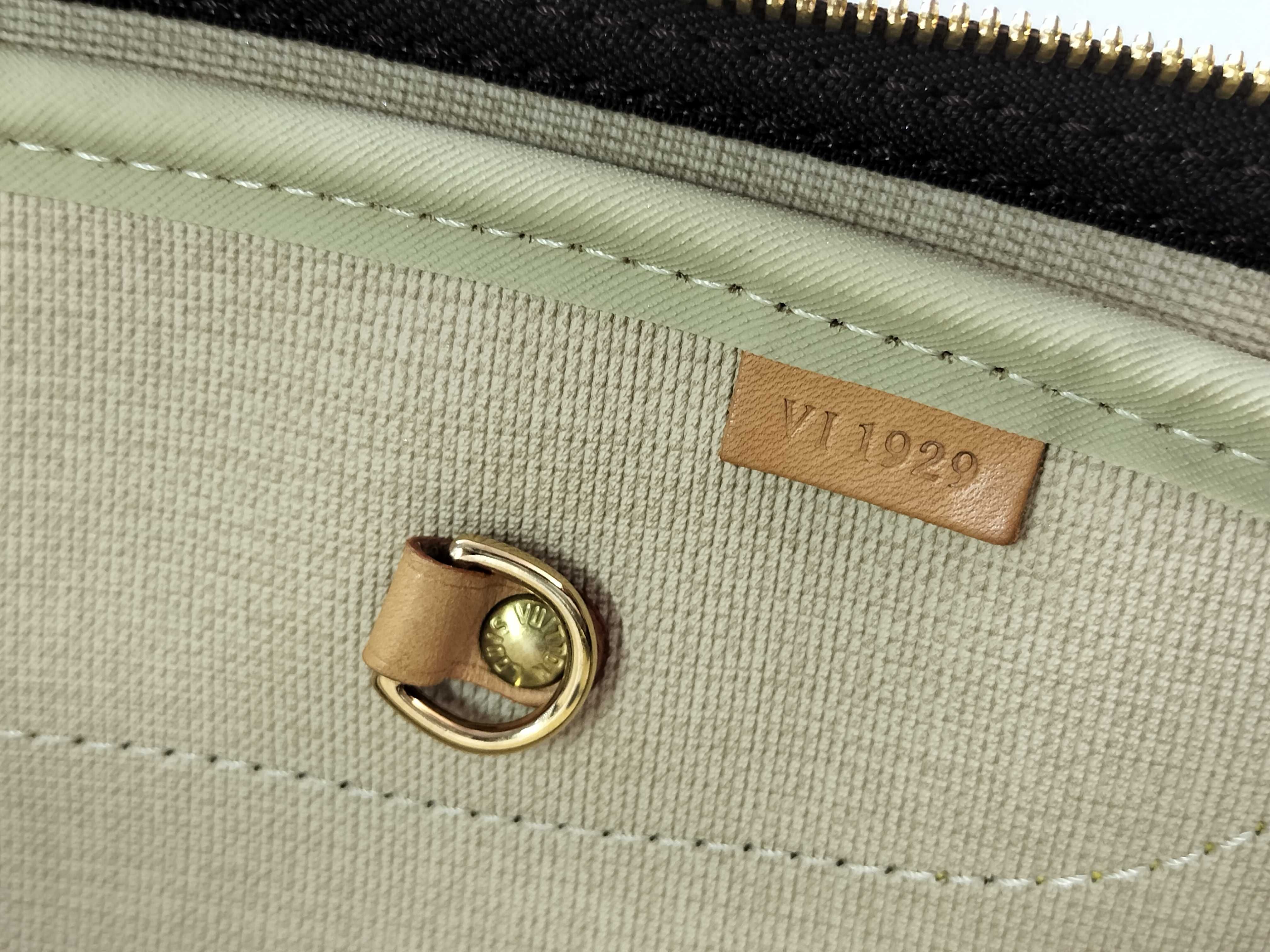 Monogram Louis Vuitton Monogram Alizé 24H M41399 VI1929 Brown Boston Bag — view 11
