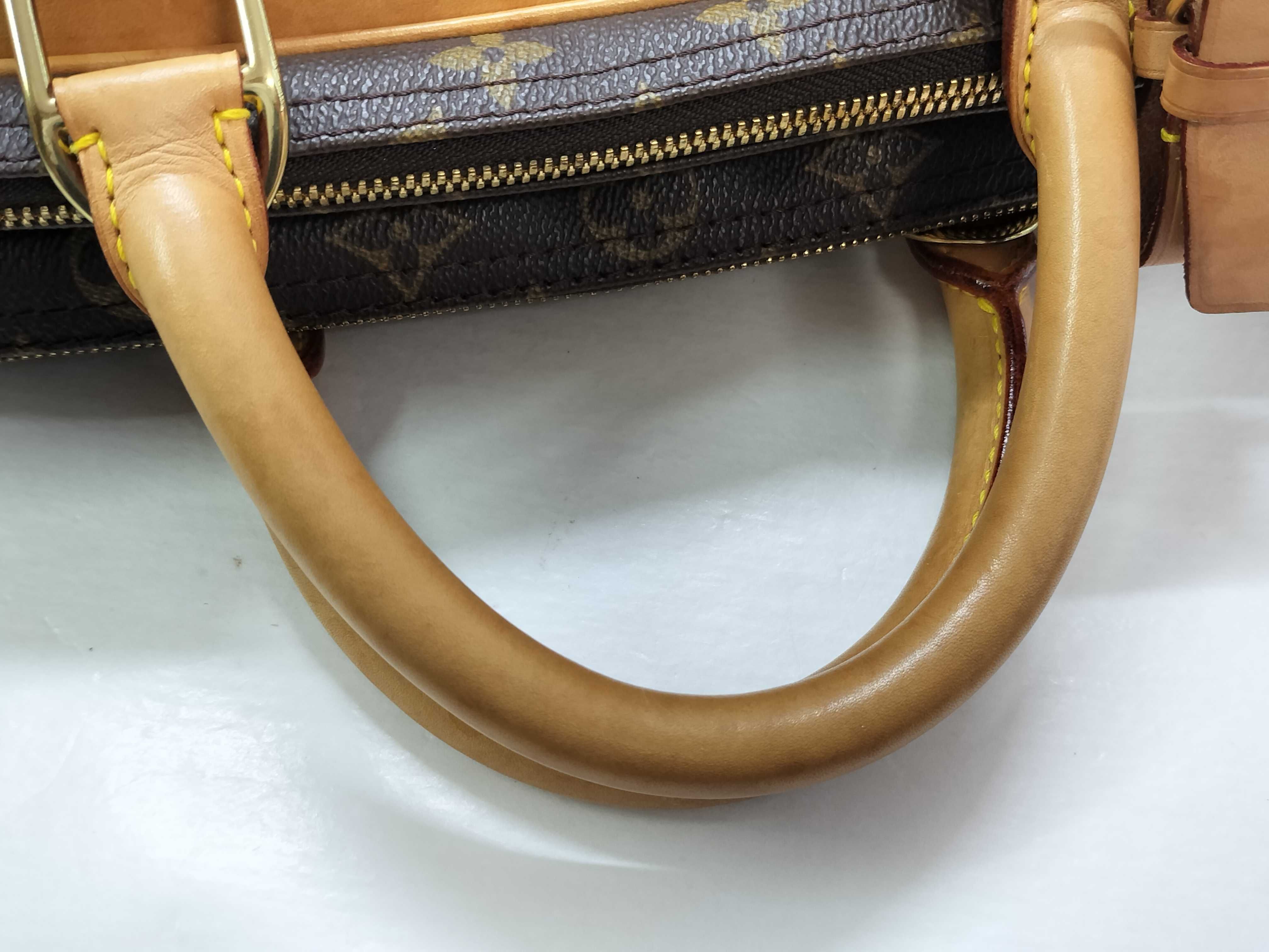 Monogram Louis Vuitton Monogram Alizé 24H M41399 VI1929 Brown Boston Bag — view 3