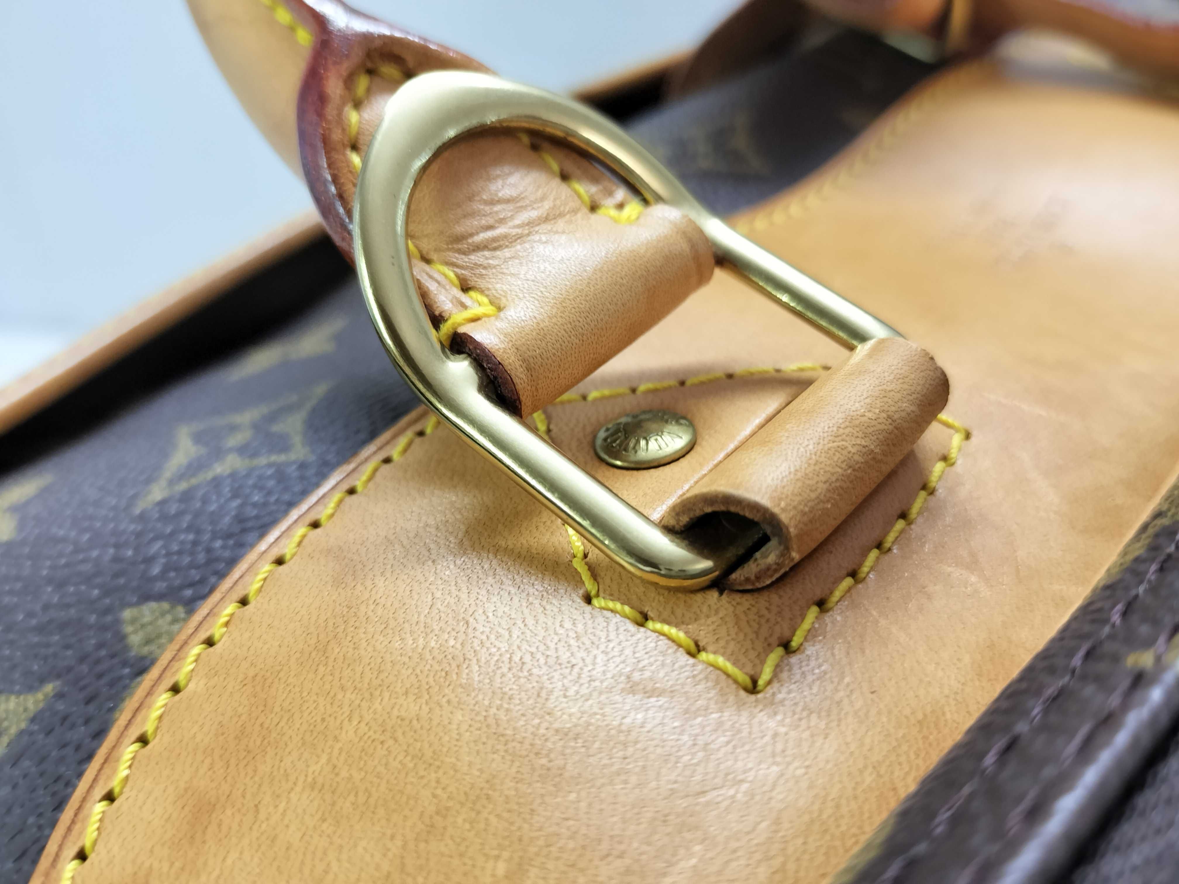 Monogram Louis Vuitton Monogram Alizé 24H M41399 VI1929 Brown Boston Bag — view 5