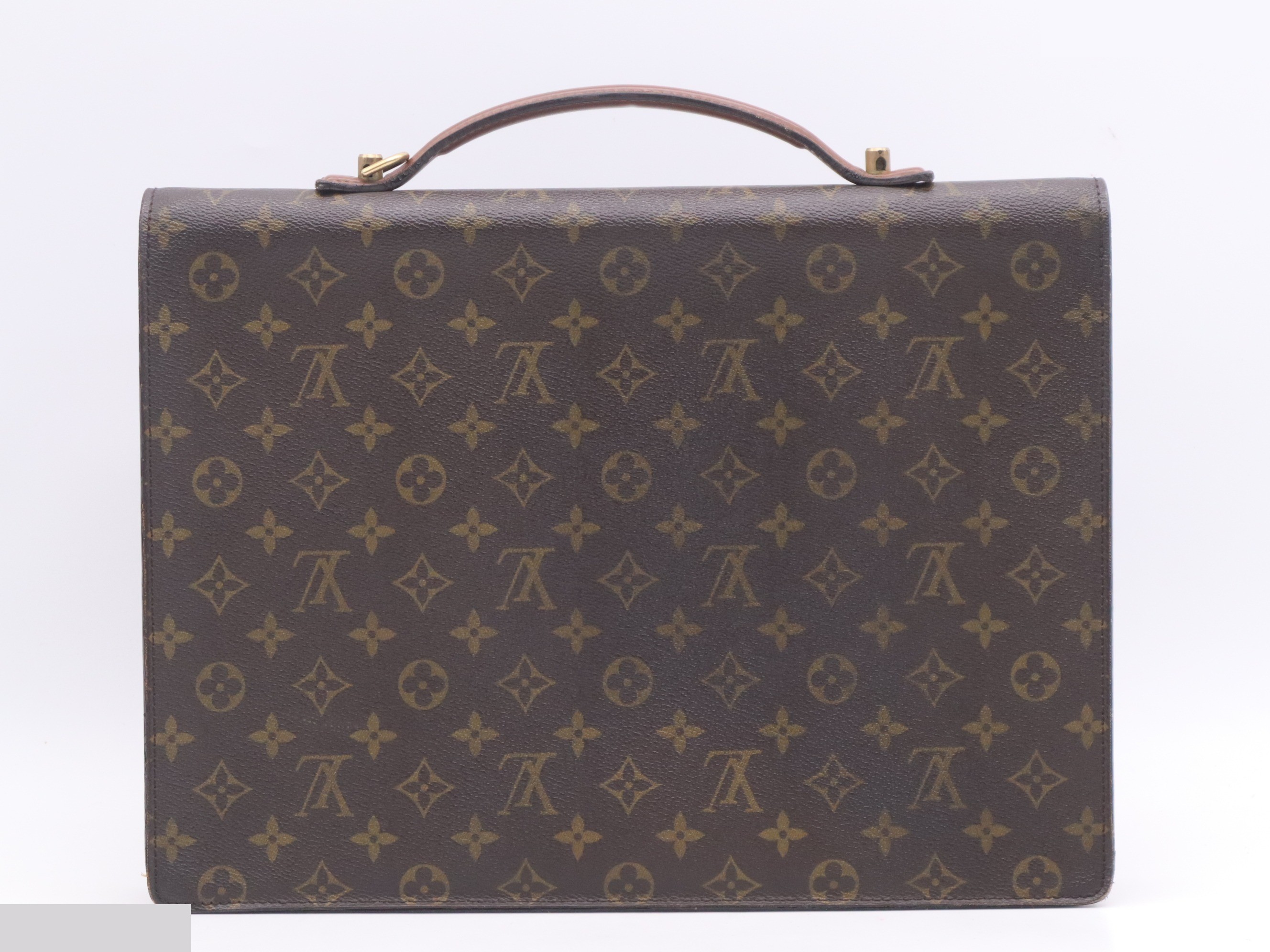 Porte-documents bandoulière with shoulder strap and key — view 2