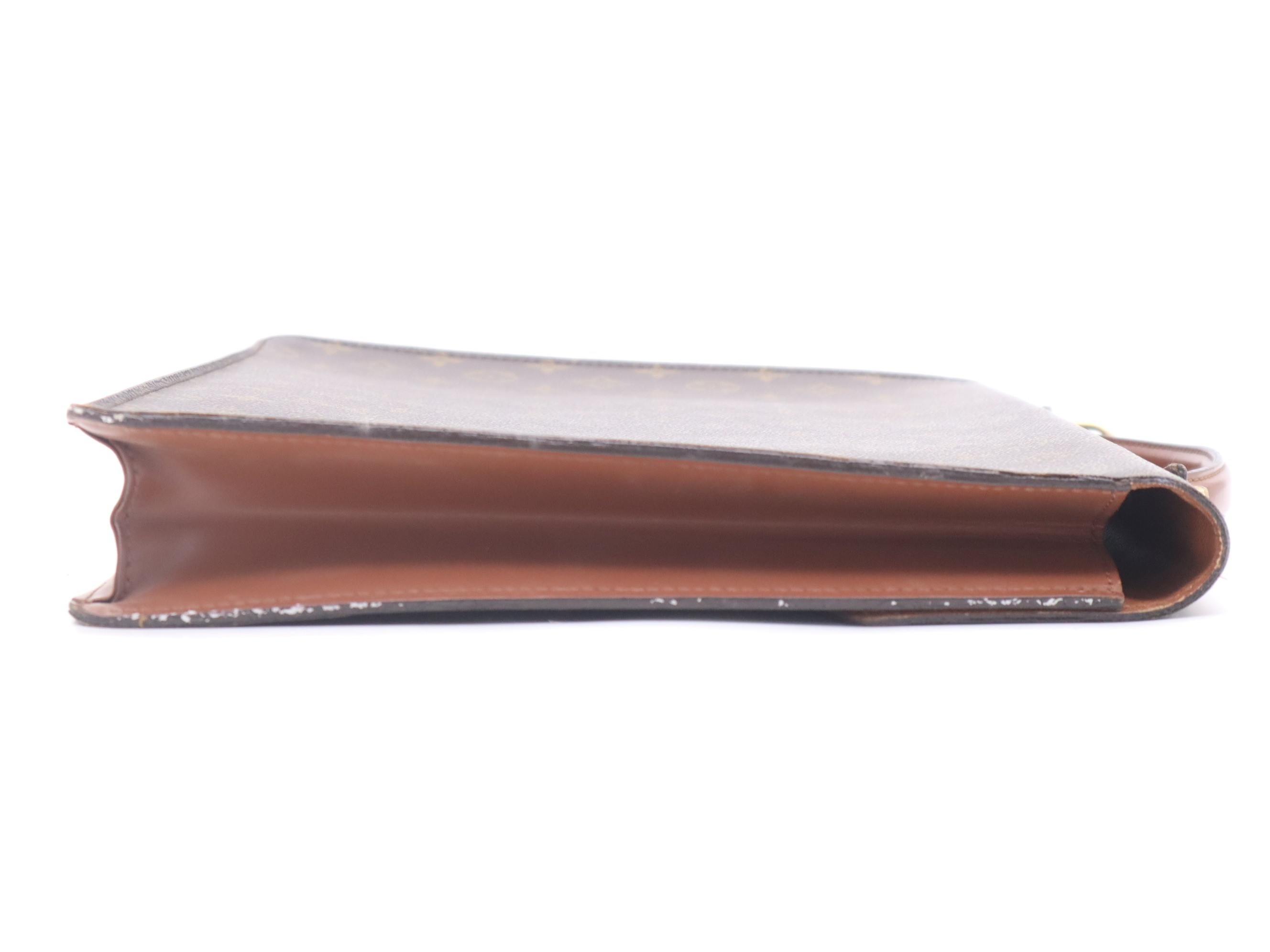 Porte-documents bandoulière with shoulder strap and key — view 5