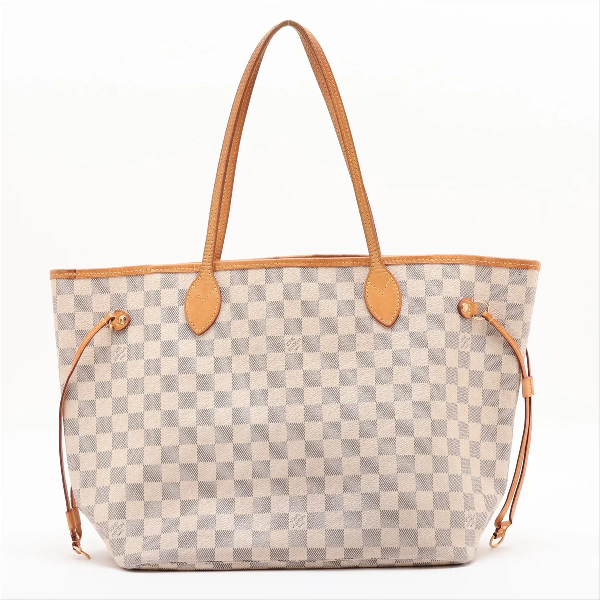 Damier Azur Neverfull MM N51107 GI3153 White — view 2