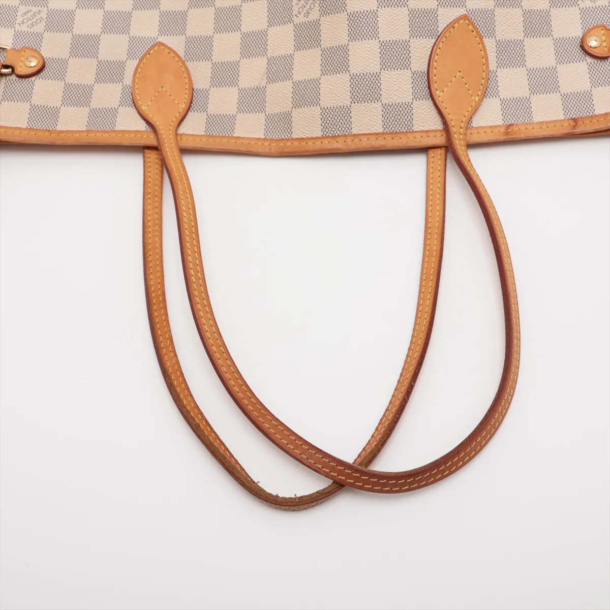 Damier Azur Neverfull MM N51107 GI3153 White — view 5