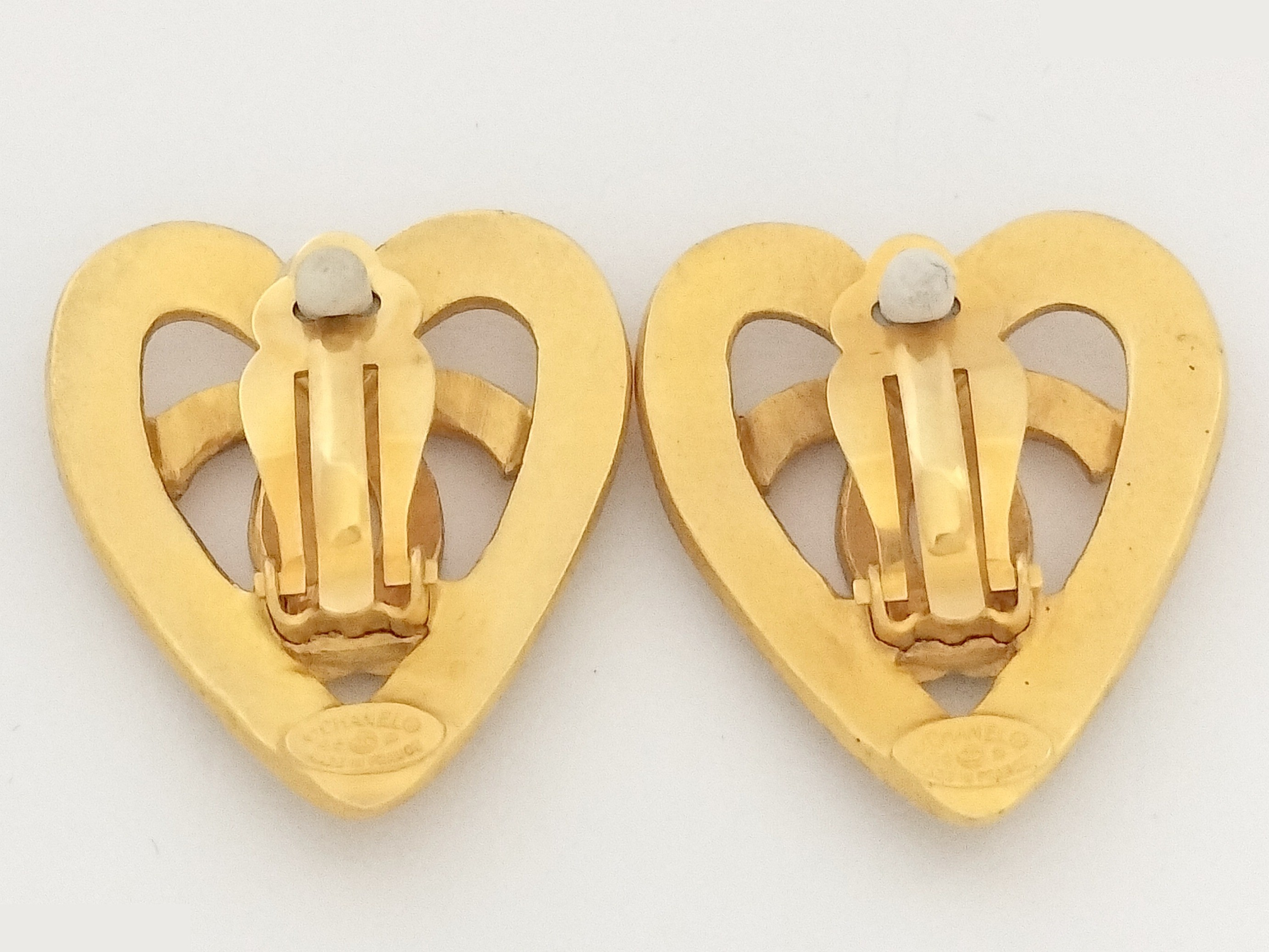 Coco Heart Gold Earrings — view 3