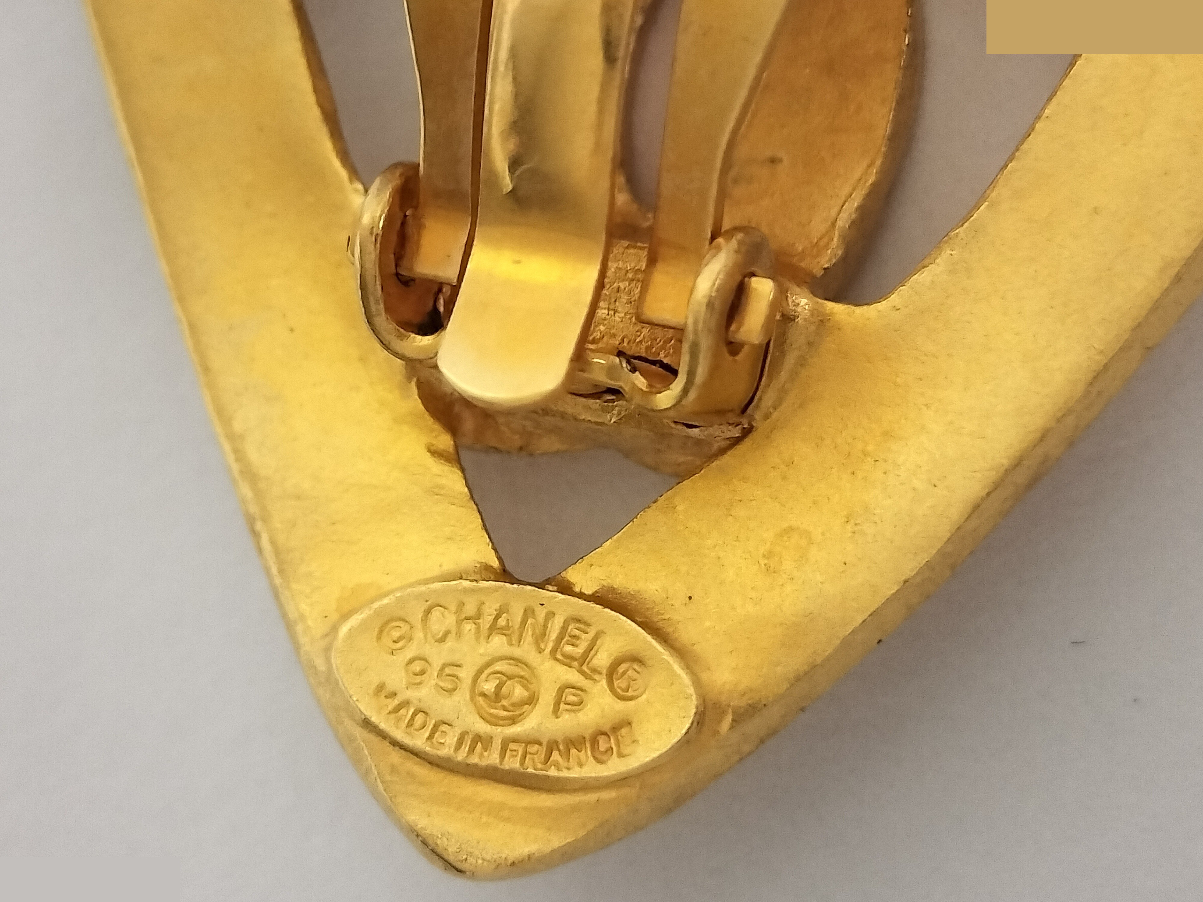 Coco Heart Gold Earrings — view 5