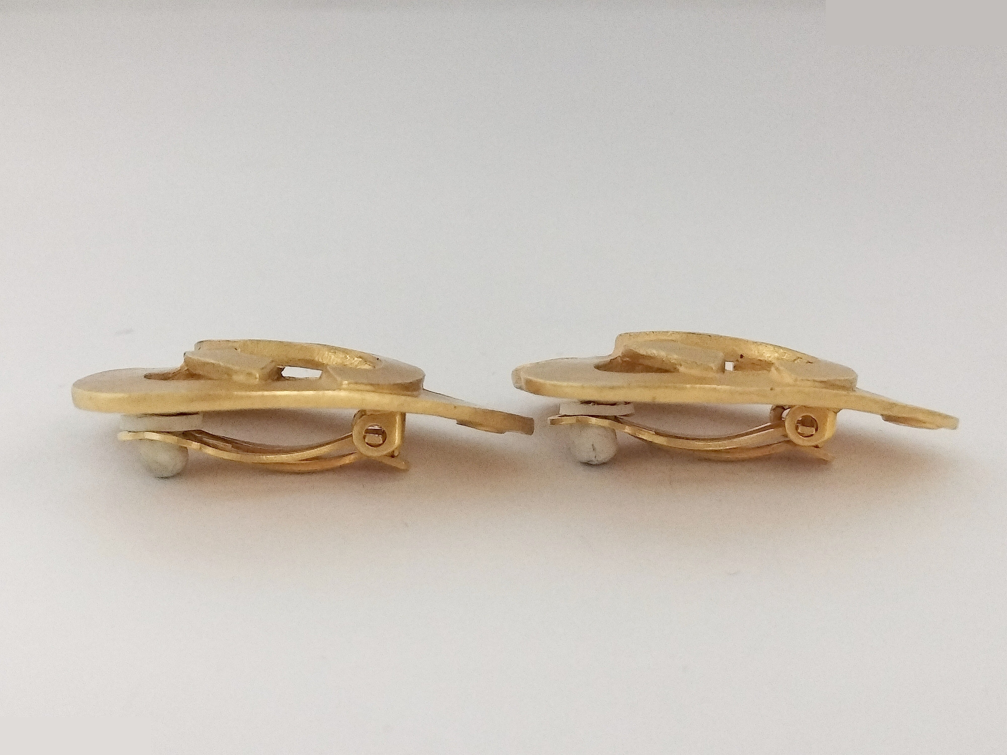 Coco Heart Gold Earrings — view 7