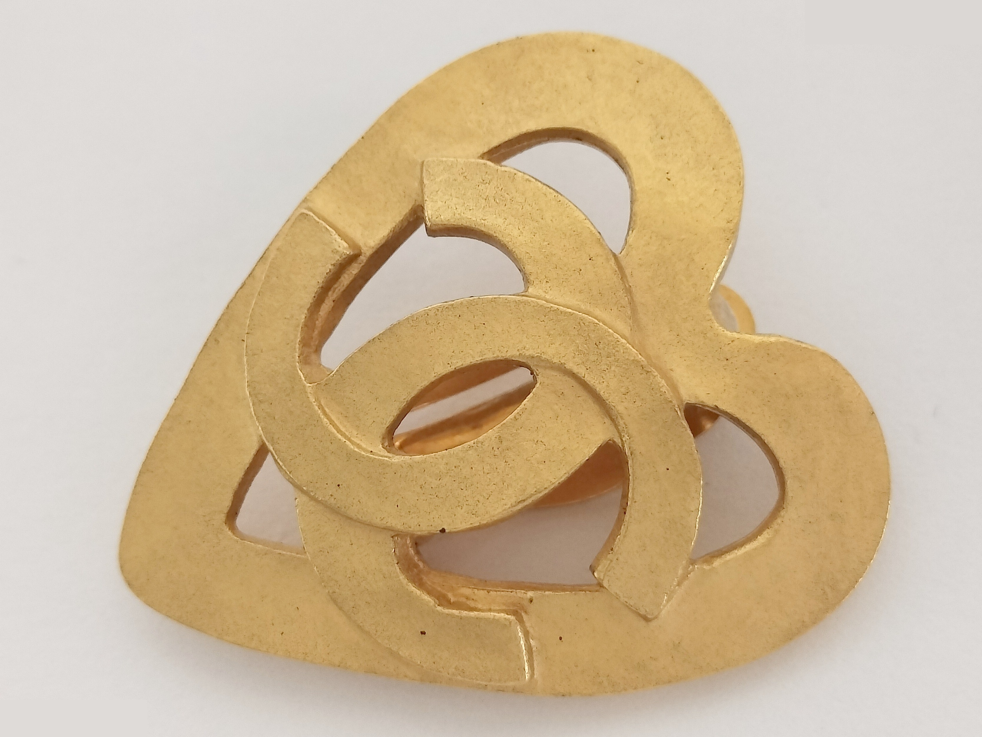 Coco Heart Gold Earrings — view 8