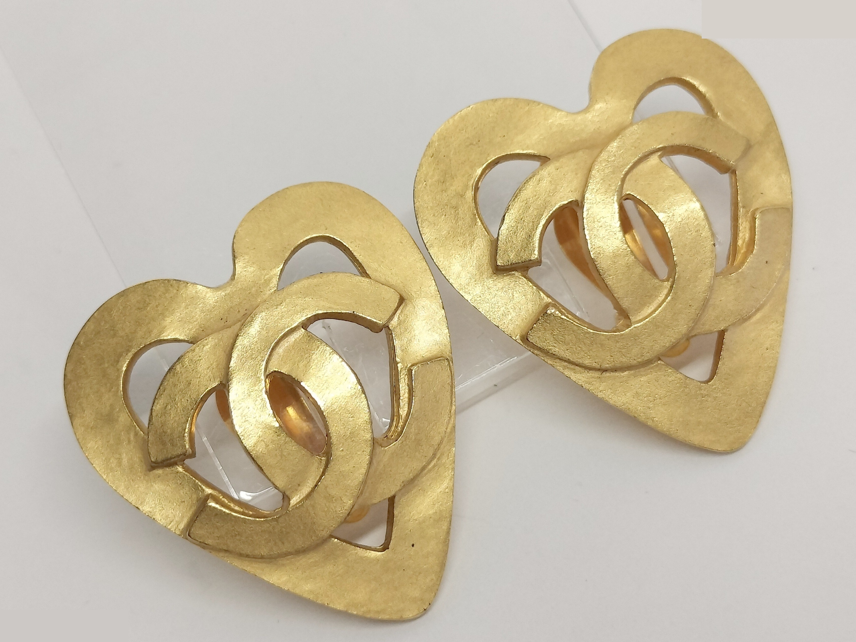 Coco Heart Gold Earrings — view 10