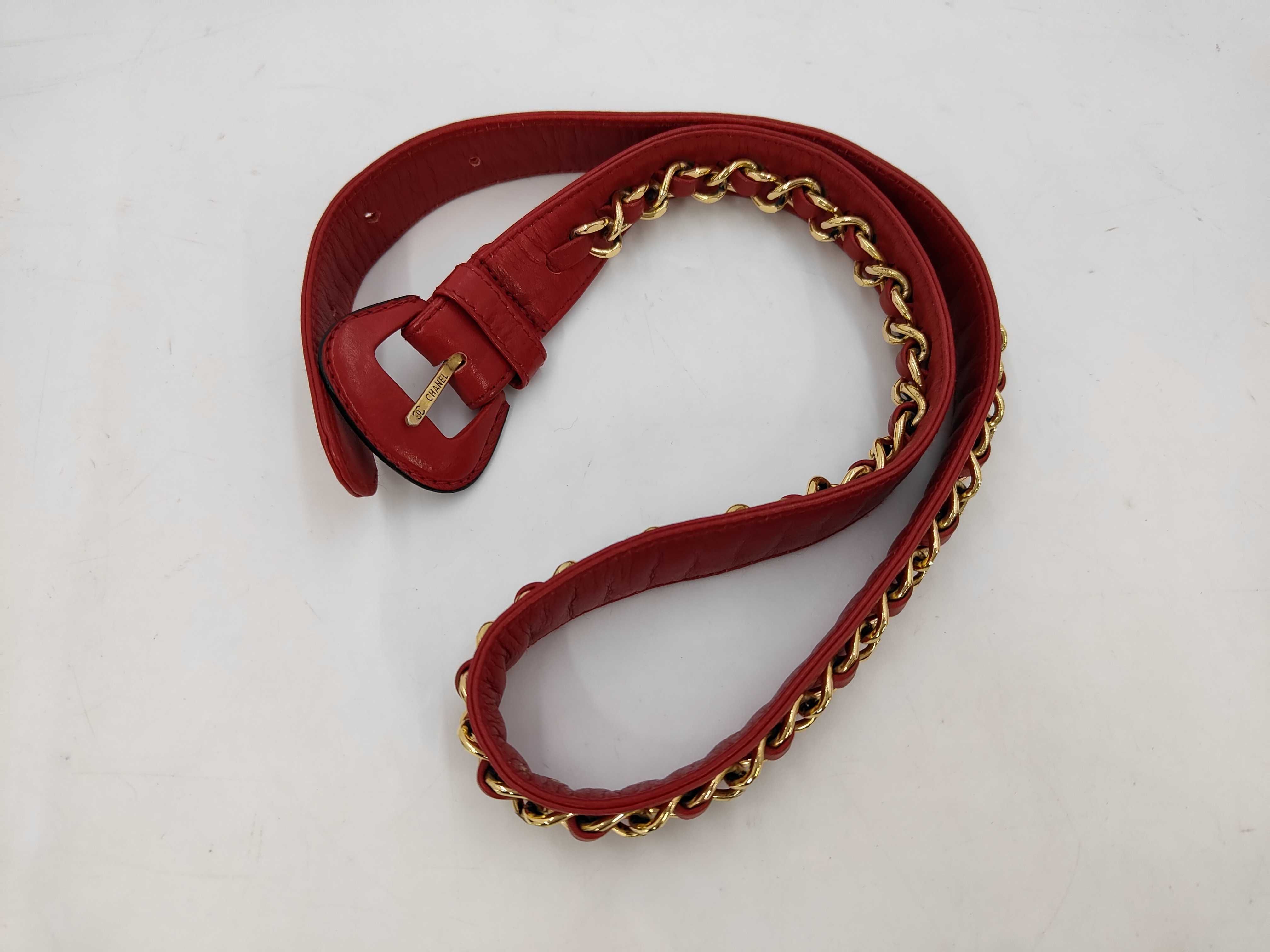Lambskin Belt Pouch, Red, Belt Size 70/28, Pouch, Waist Bag — view 9