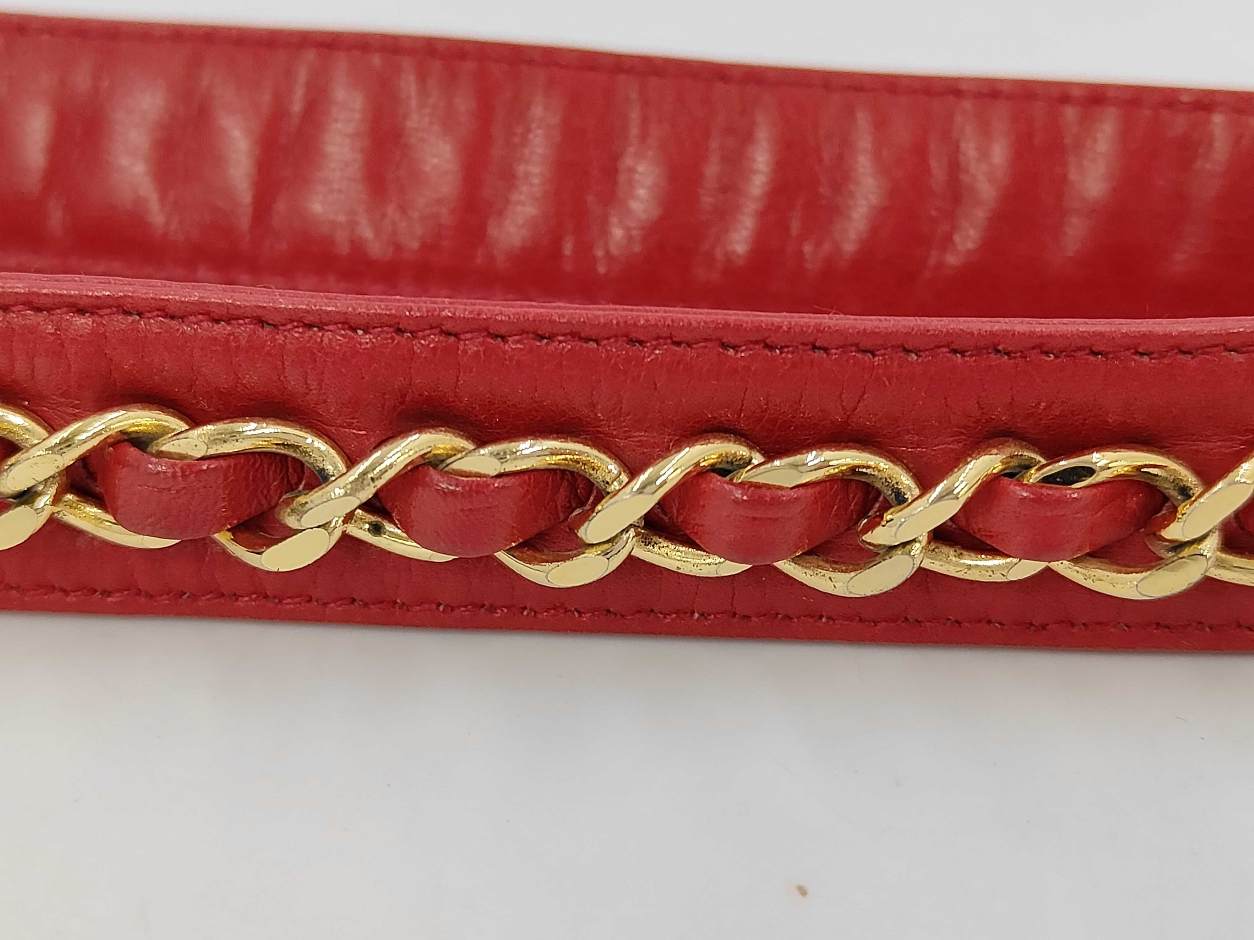 Lambskin Belt Pouch, Red, Belt Size 70/28, Pouch, Waist Bag — view 10