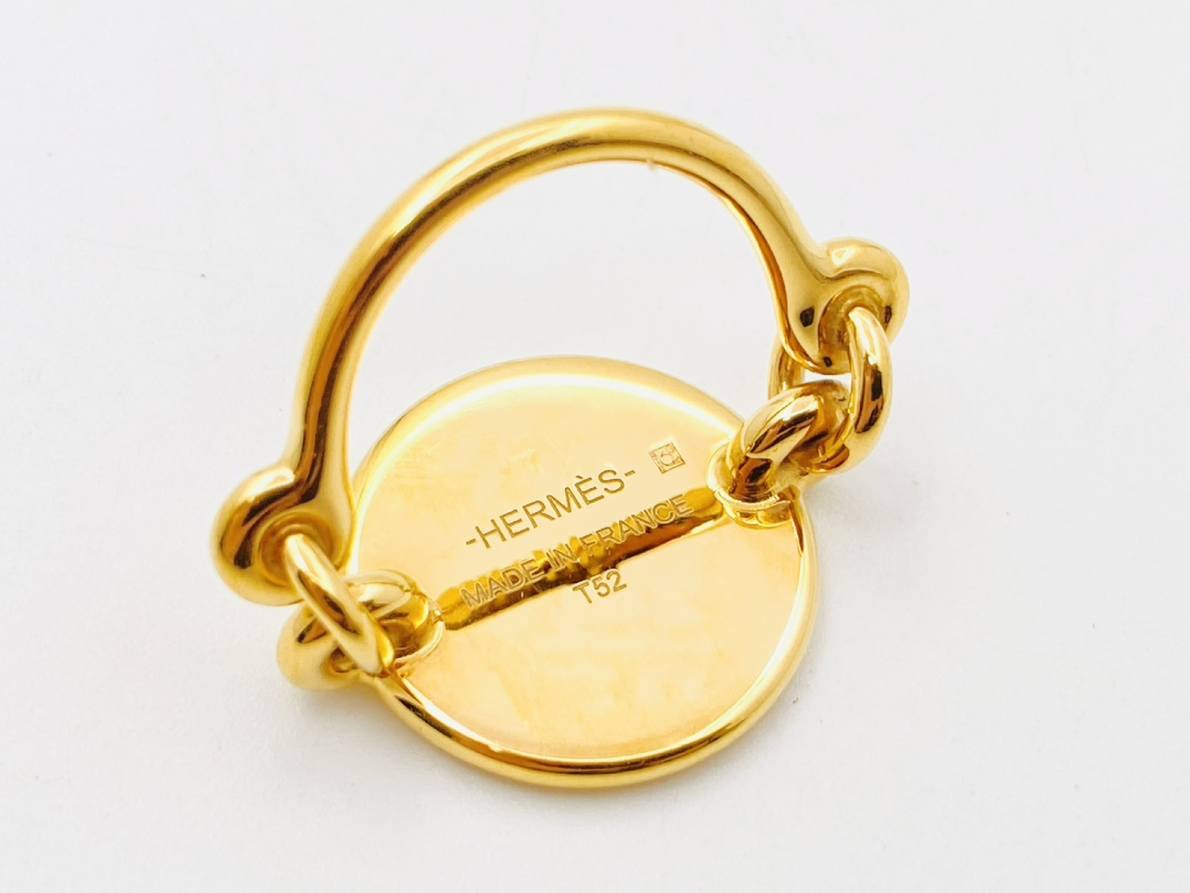 Heritage Equestre PM Lizard Ring T52 Black x Gold Ring — view 3