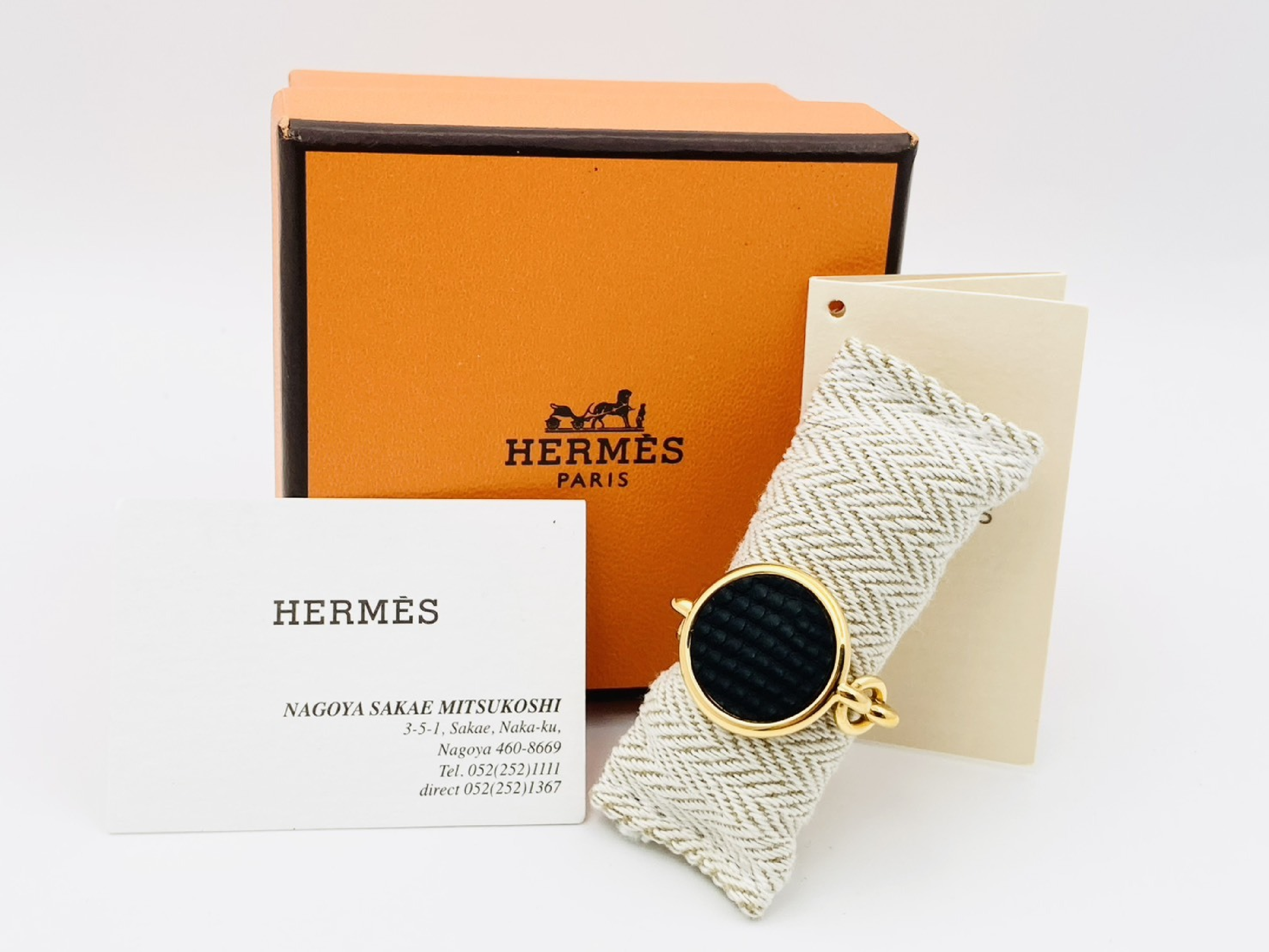 Heritage Equestre PM Lizard Ring T52 Black x Gold Ring — view 4