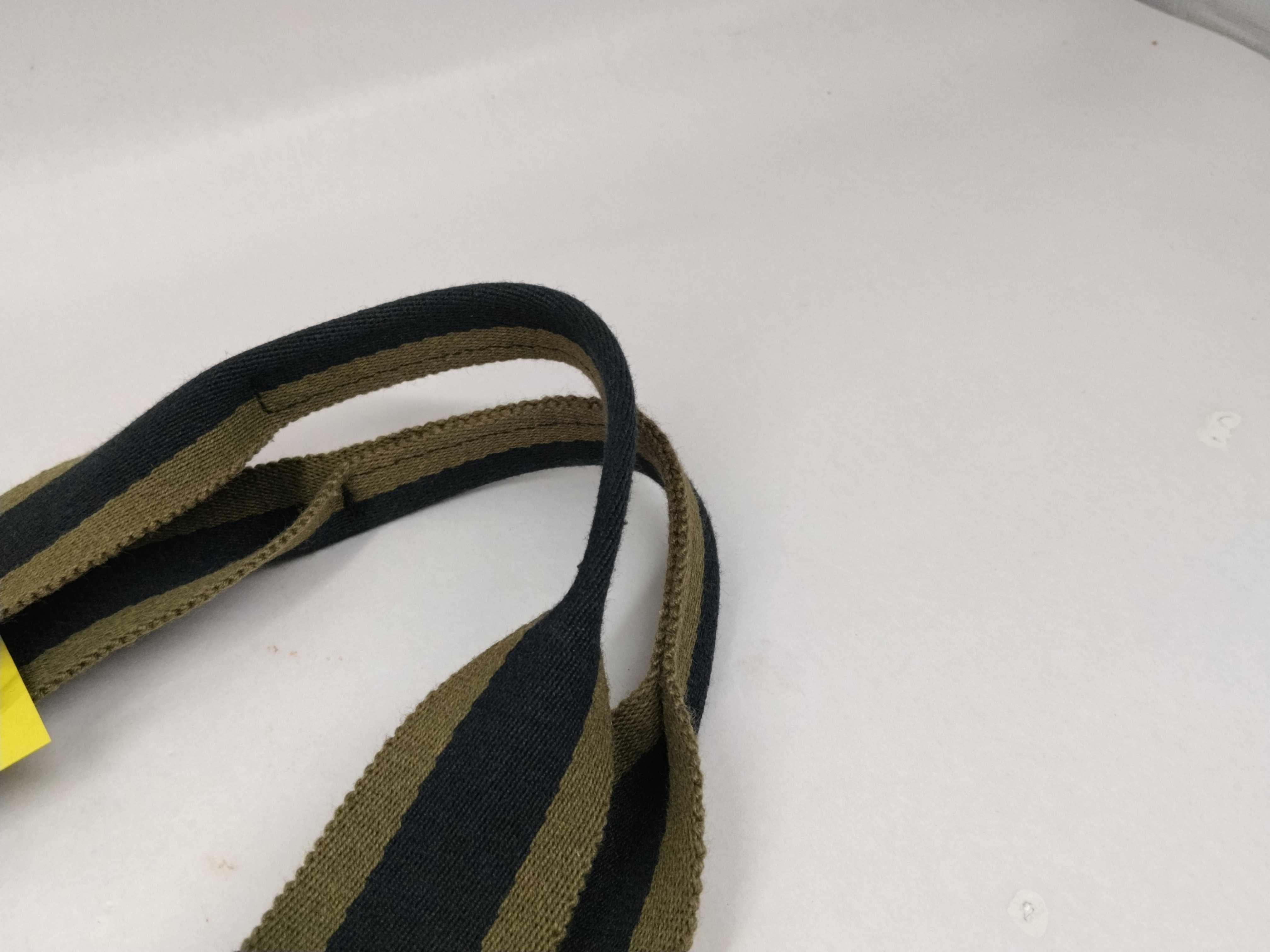 Fourre-Tout handbag, canvas, khaki x black tote bag — view 5