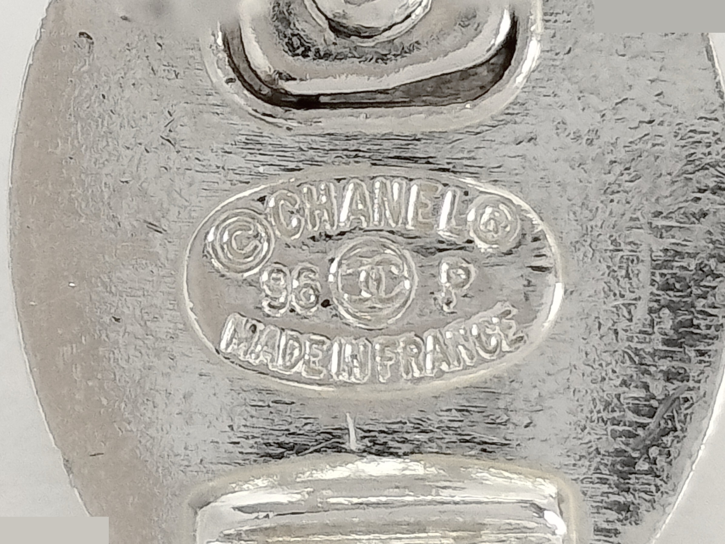 Coco Turnlock Silver Earrings — view 3
