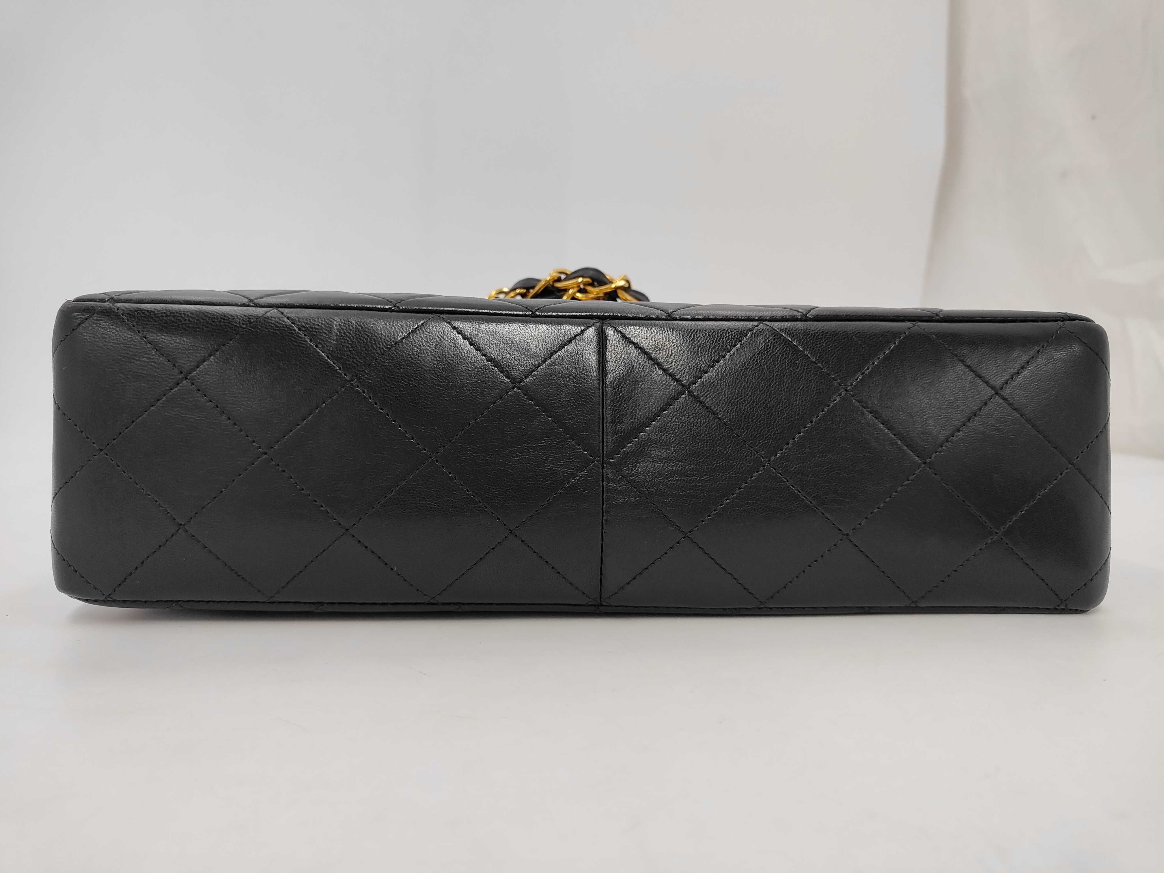Large Matelassé Lambskin Shoulder Bag — view 3