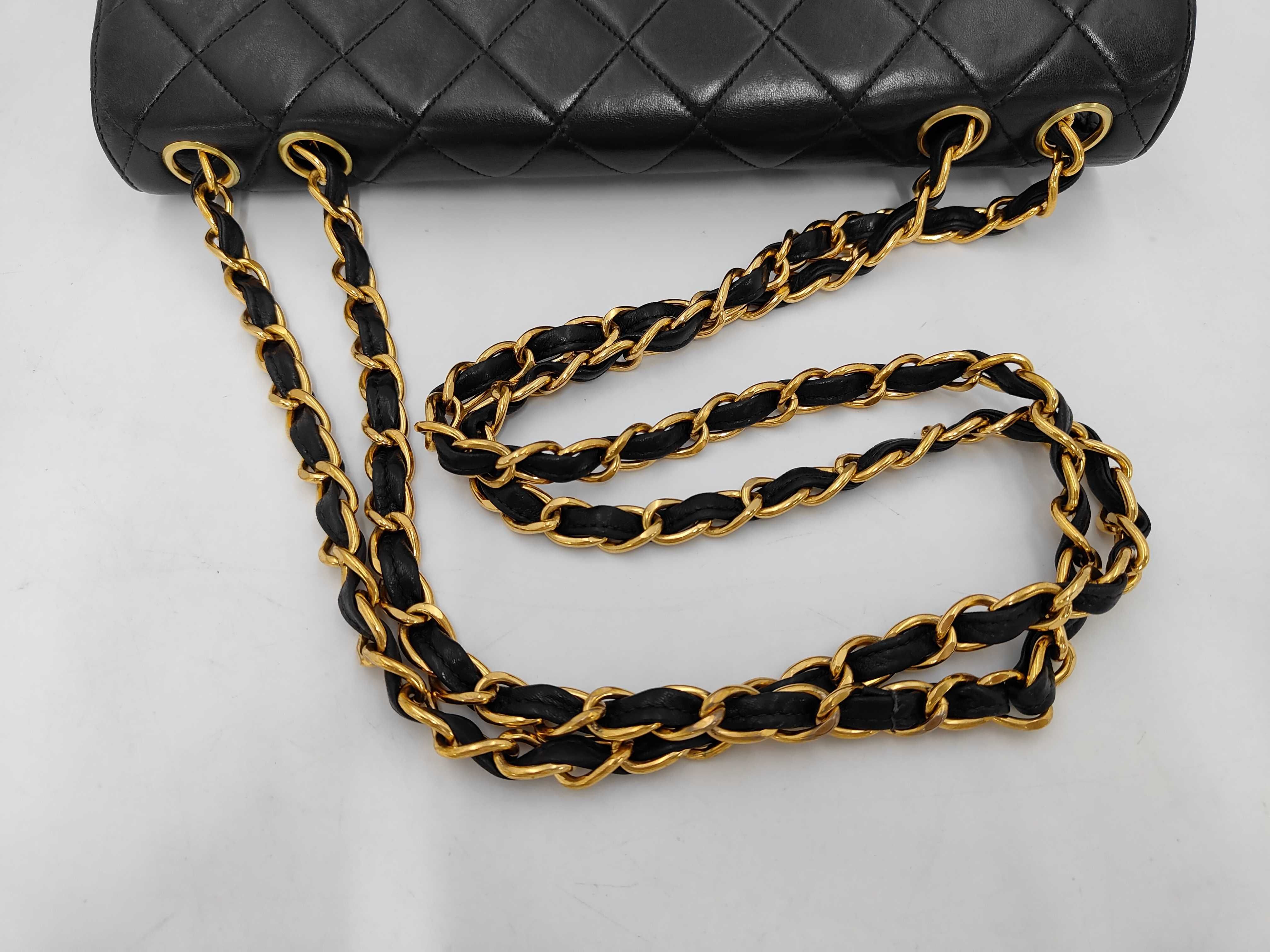 Large Matelassé Lambskin Shoulder Bag — view 5