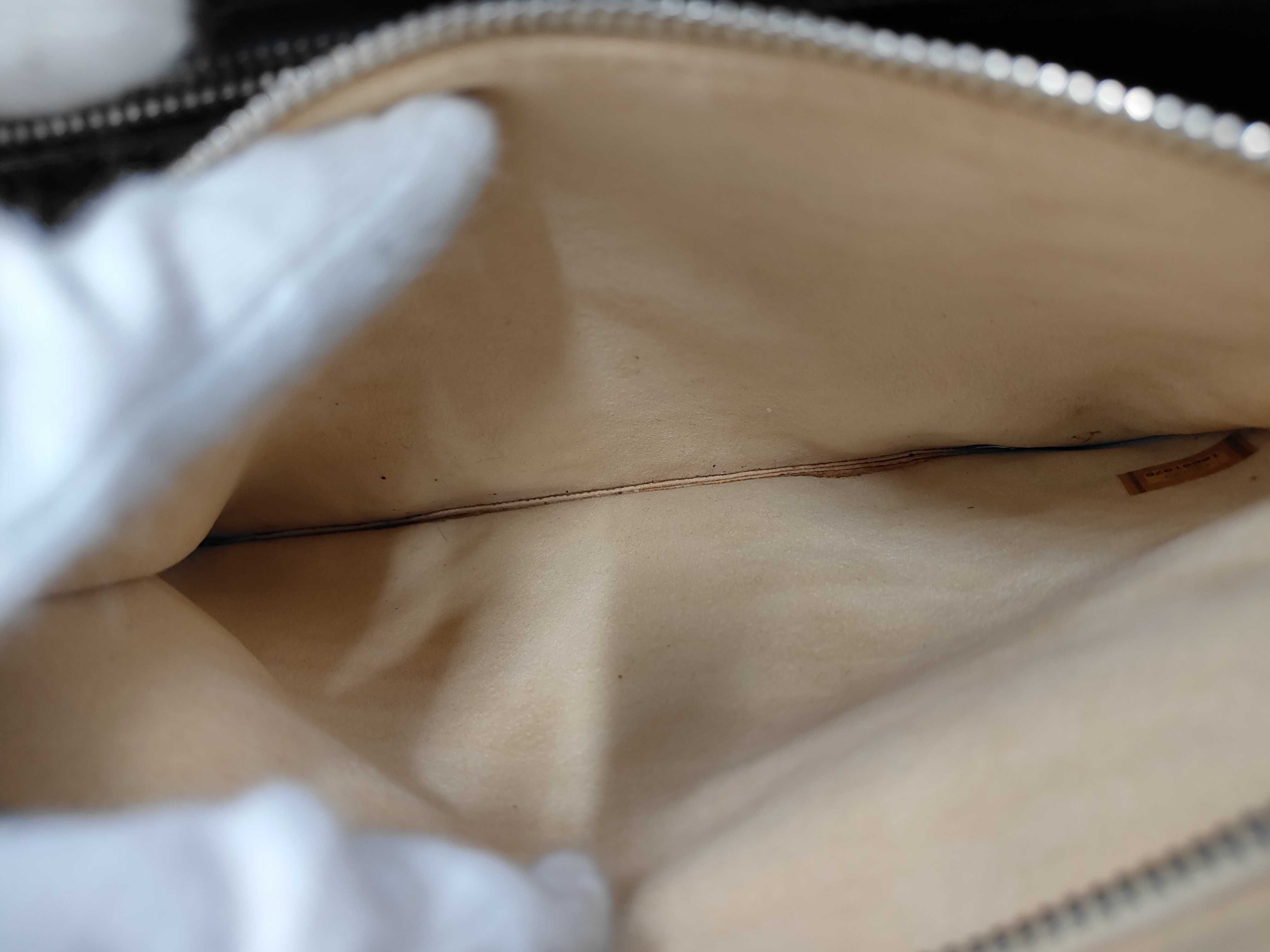 Coco Mark Patent Leather Handbag Tote Bag (with serial number sticker) — view 11