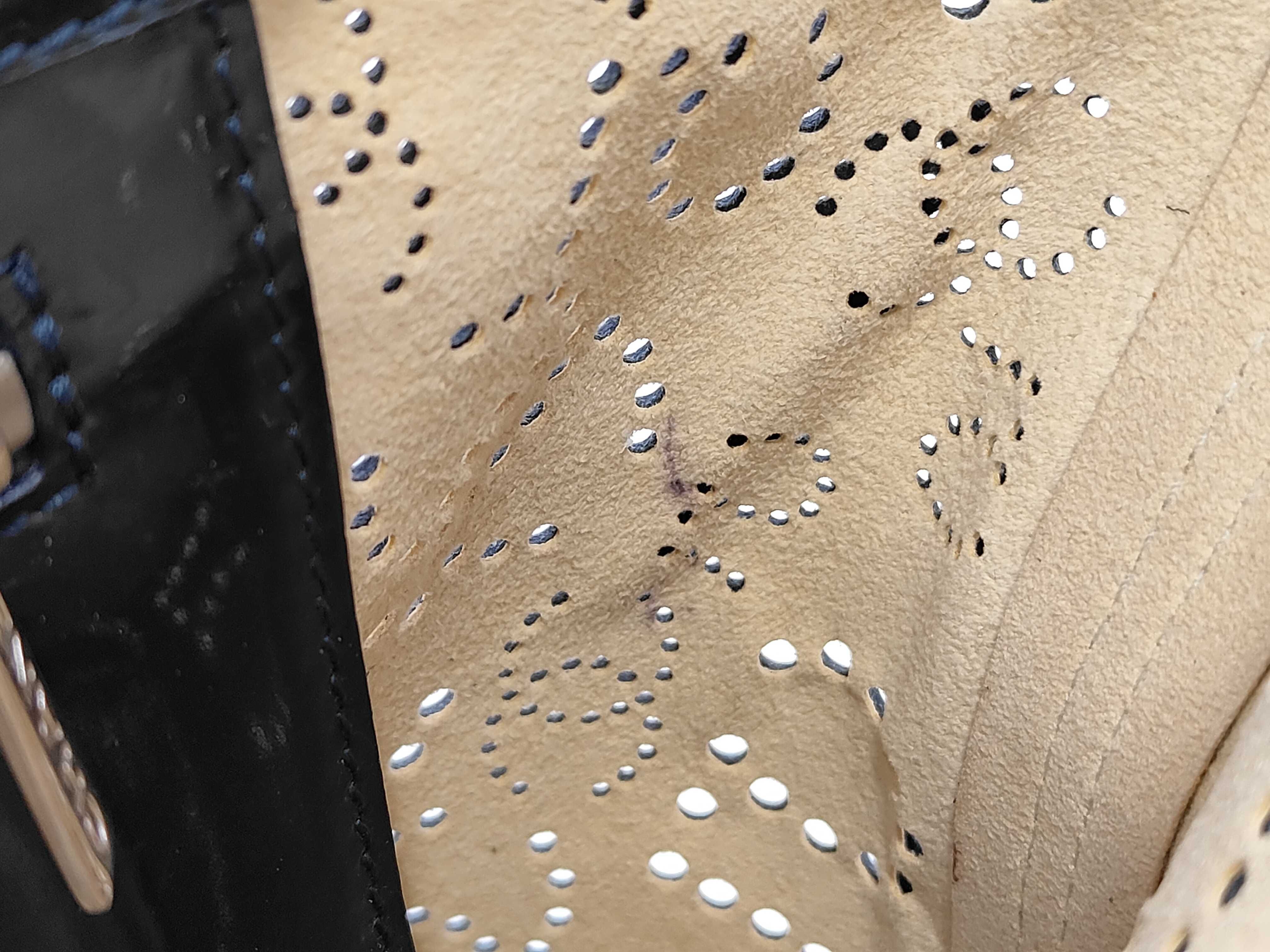 Coco Mark Patent Leather Handbag Tote Bag (with serial number sticker) — view 12