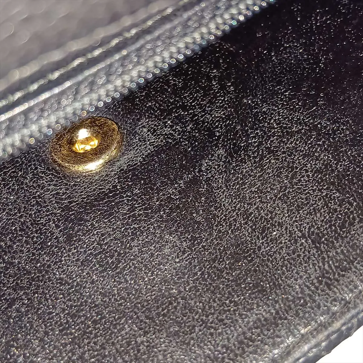 Mini Matelassé 20 Caviar Skin Single Flap Single Chain Bag, Black with Gold Hardware, 11331663, Serial Number 11-series, A69900 — view 13