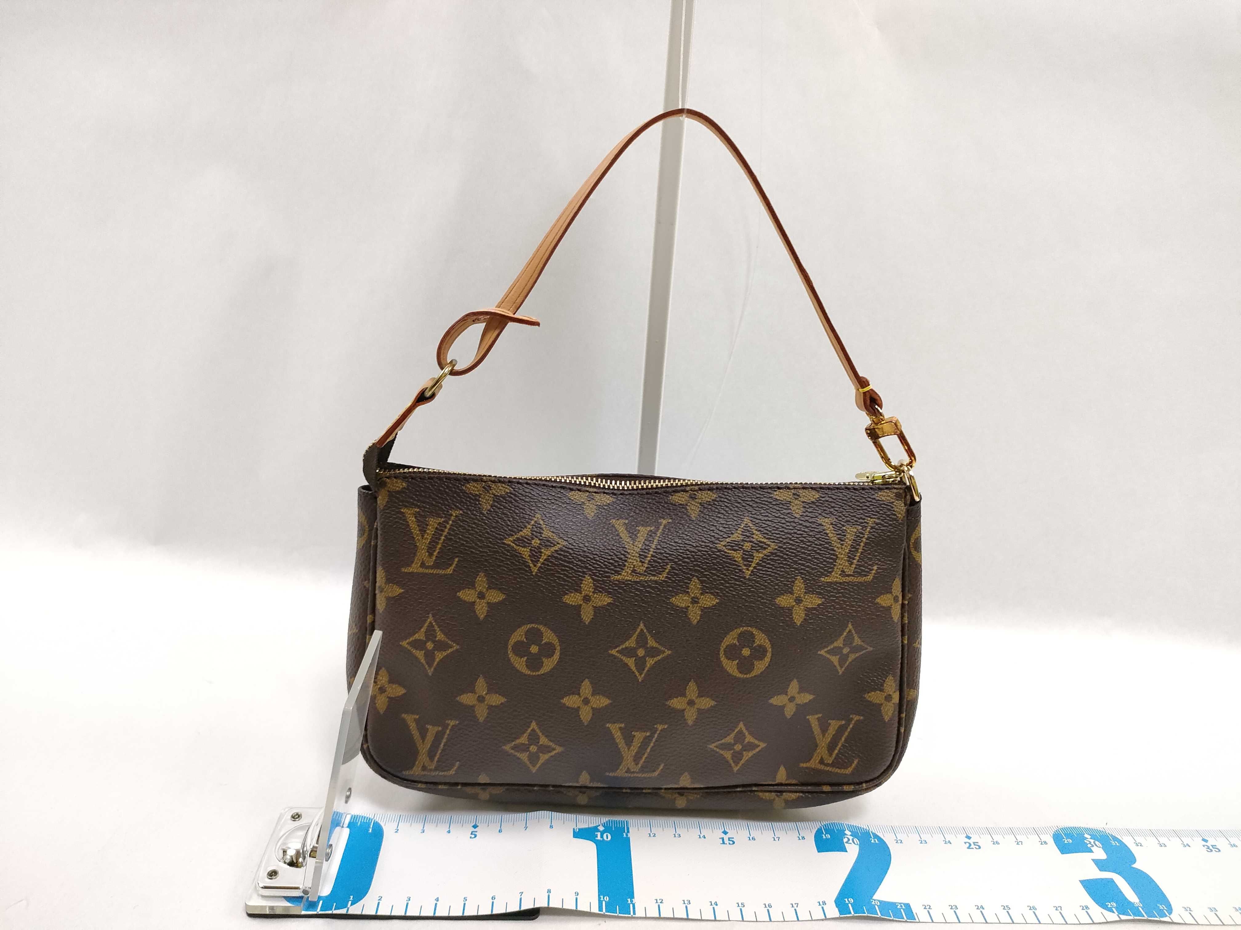 Monogram Pochette Accessoires M51980 Brown SL0041 Pouch — view 2