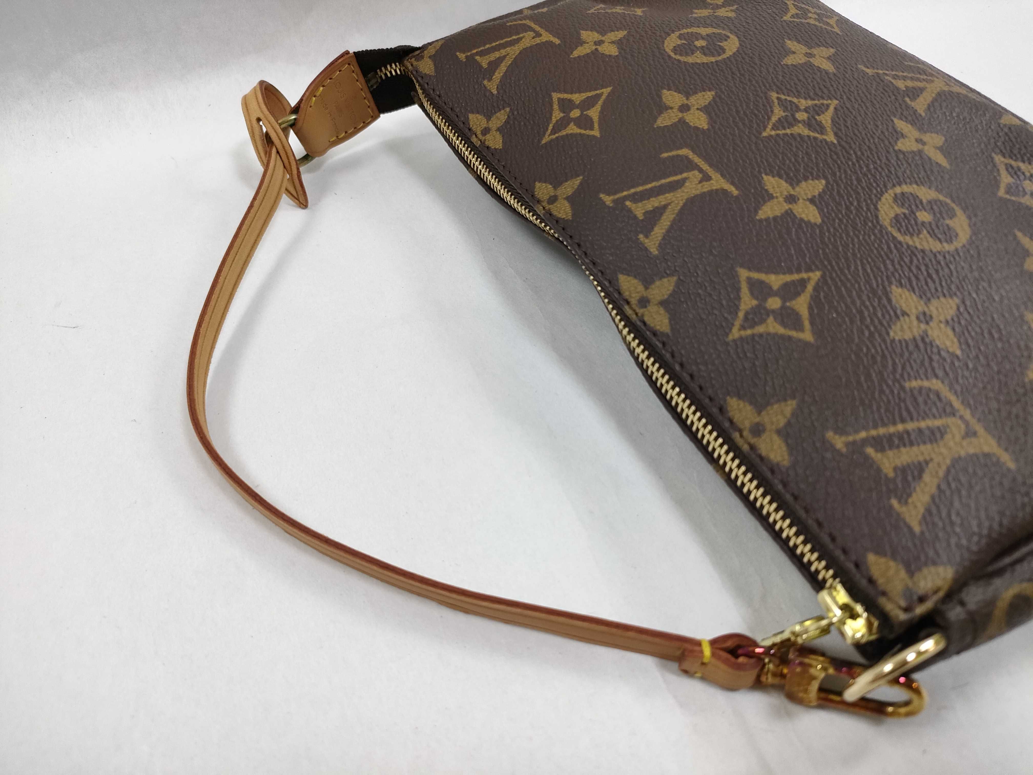 Monogram Pochette Accessoires M51980 Brown SL0041 Pouch — view 3