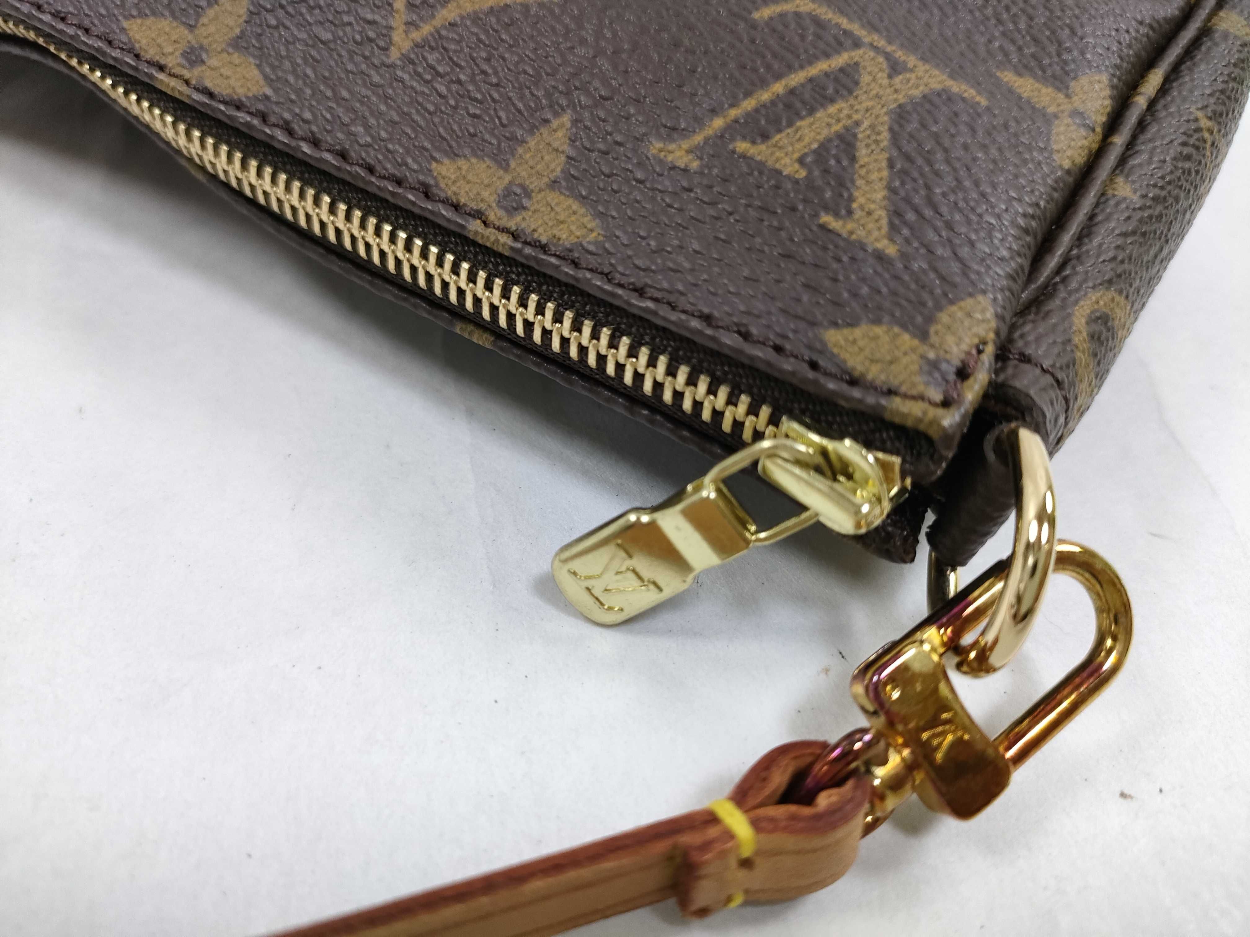 Monogram Pochette Accessoires M51980 Brown SL0041 Pouch — view 7