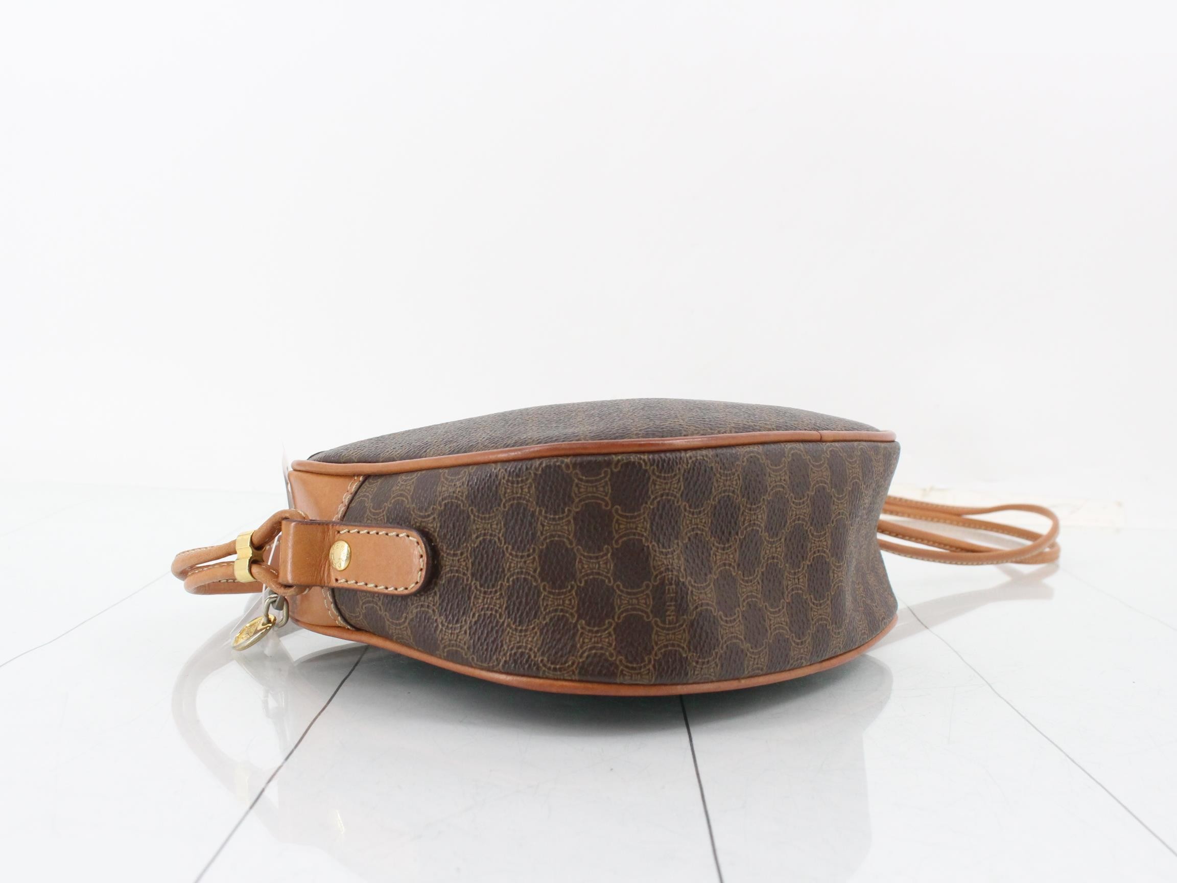 Macadam Shoulder Bag, PVC/Leather, Brown — view 5