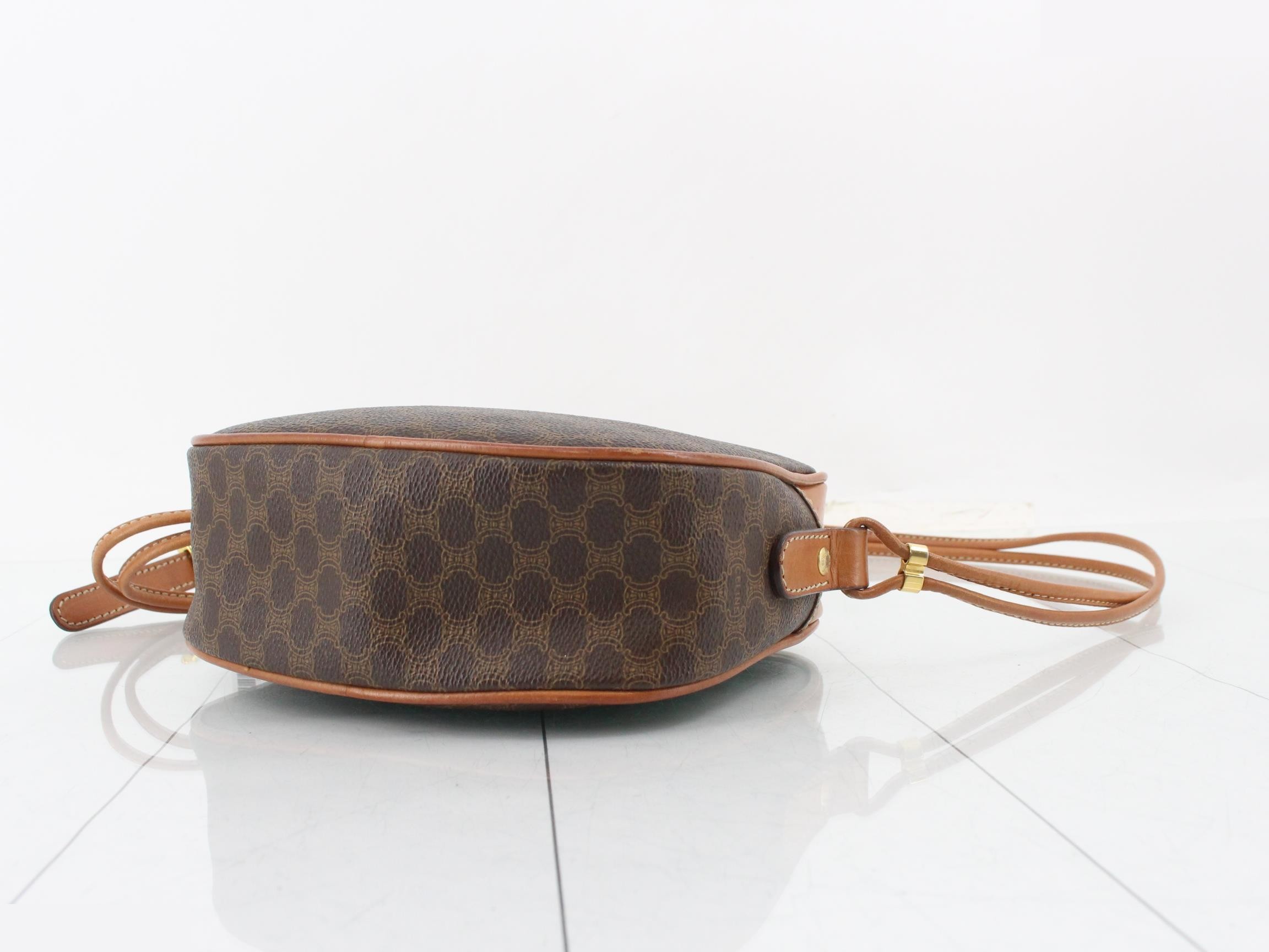 Macadam Shoulder Bag, PVC/Leather, Brown — view 6