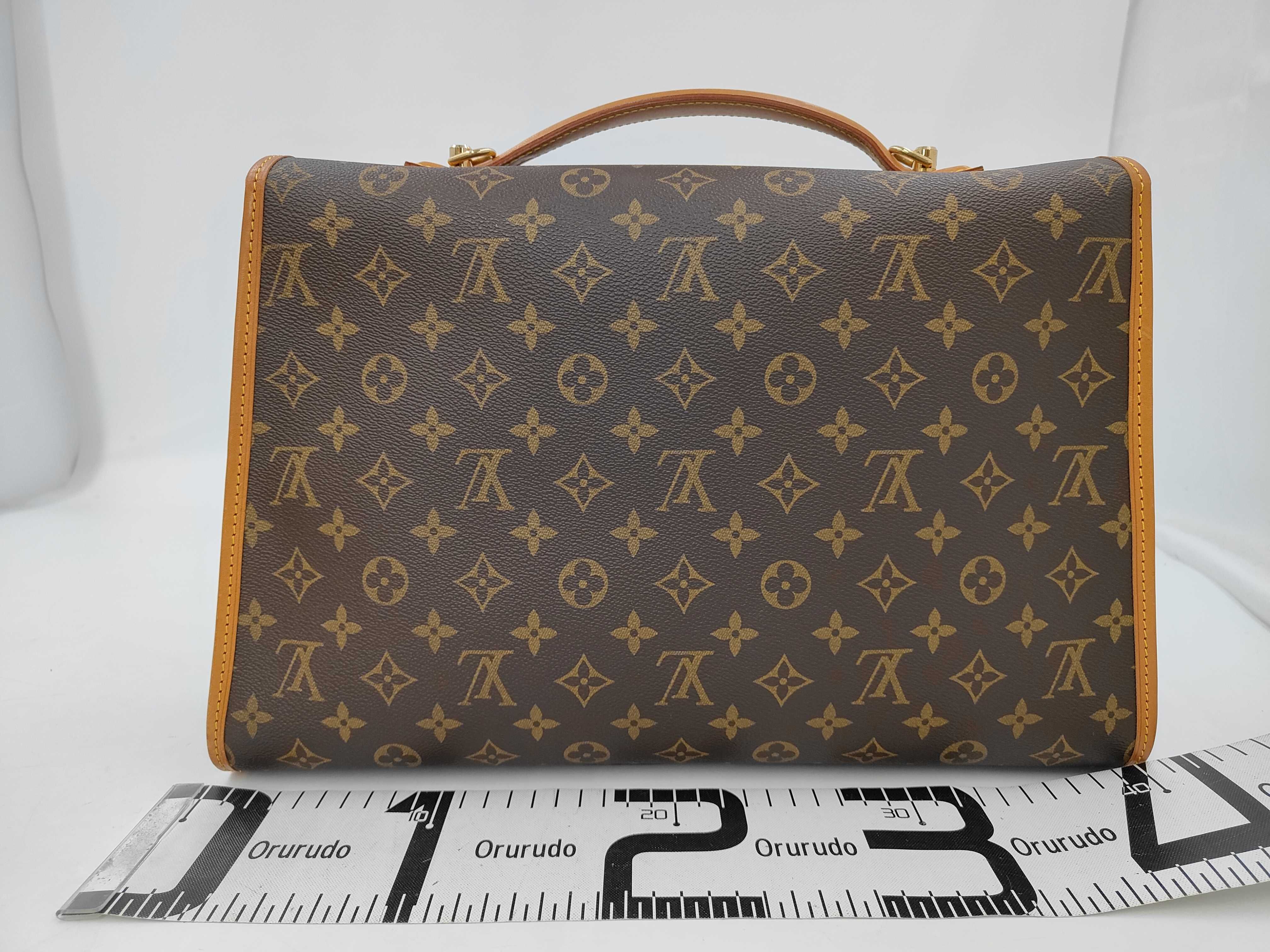 Monogram Beverly Tote Bag with Stamp — view 2